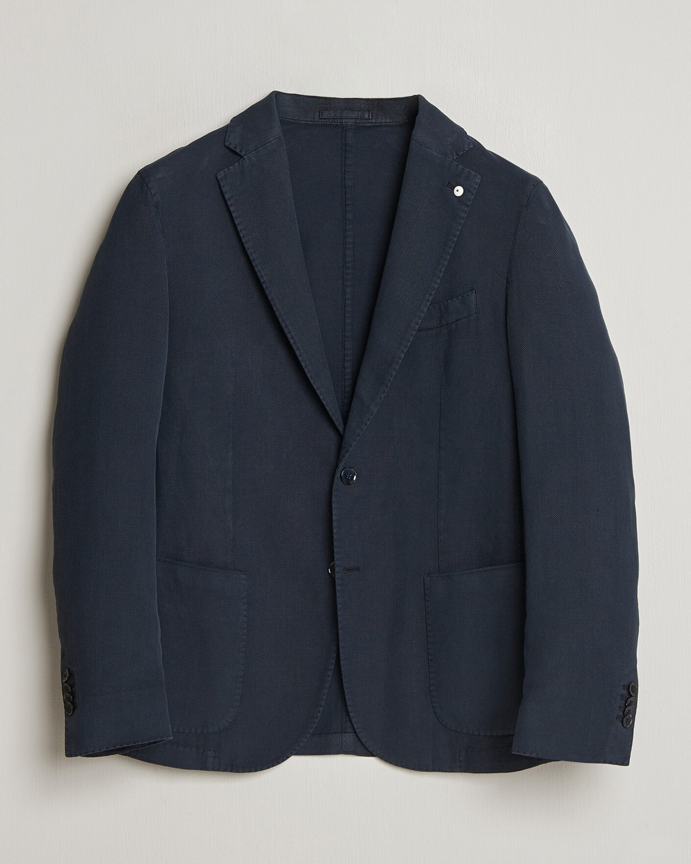 Homme | Blazers | L.B.M. 1911 | Jack Regular Fit Structured Cotton Blazer Navy