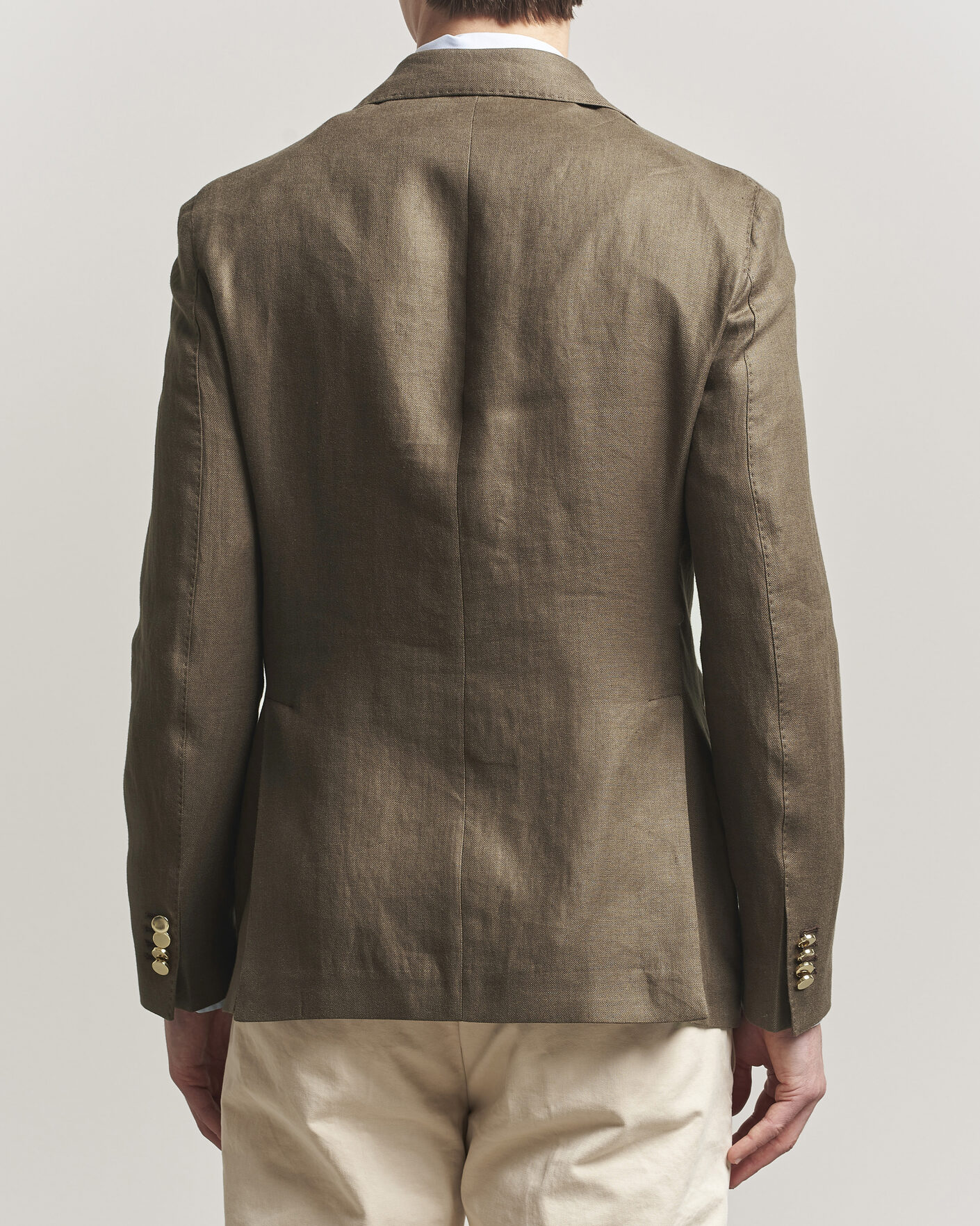 Homme | Blazers | L.B.M. 1911 | Tom Regular DB Linen Blazer Olive