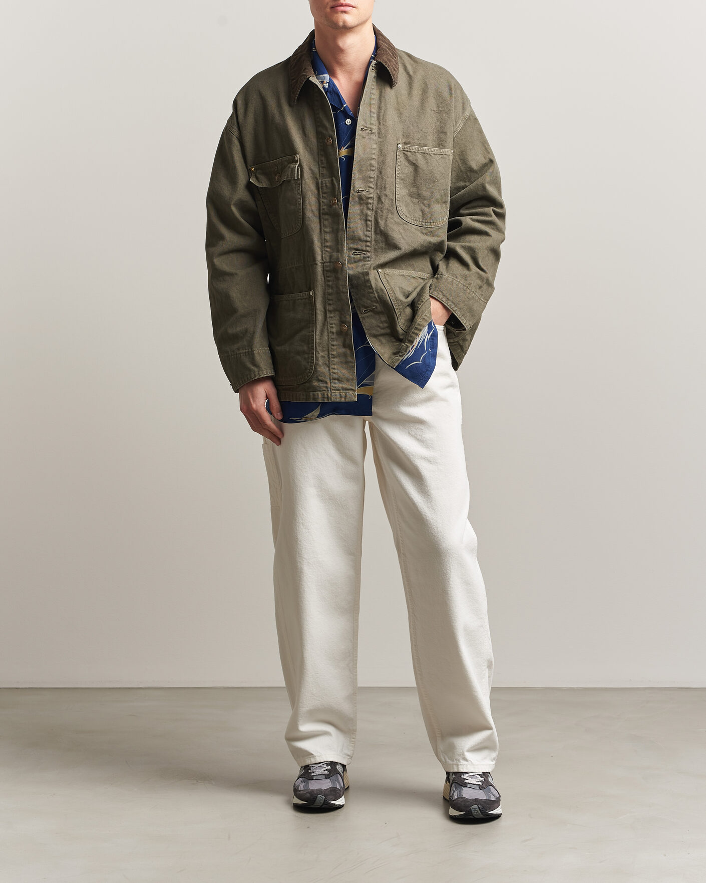 Homme | Manteaux Et Vestes | orSlow | Oxford Coverall Chore Jacket Army Green