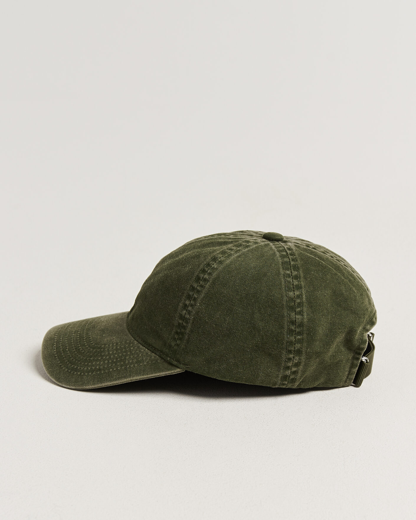 Homme | Bobs Et Casquettes | Varsity Headwear | Washed Cotton Baseball Cap Green