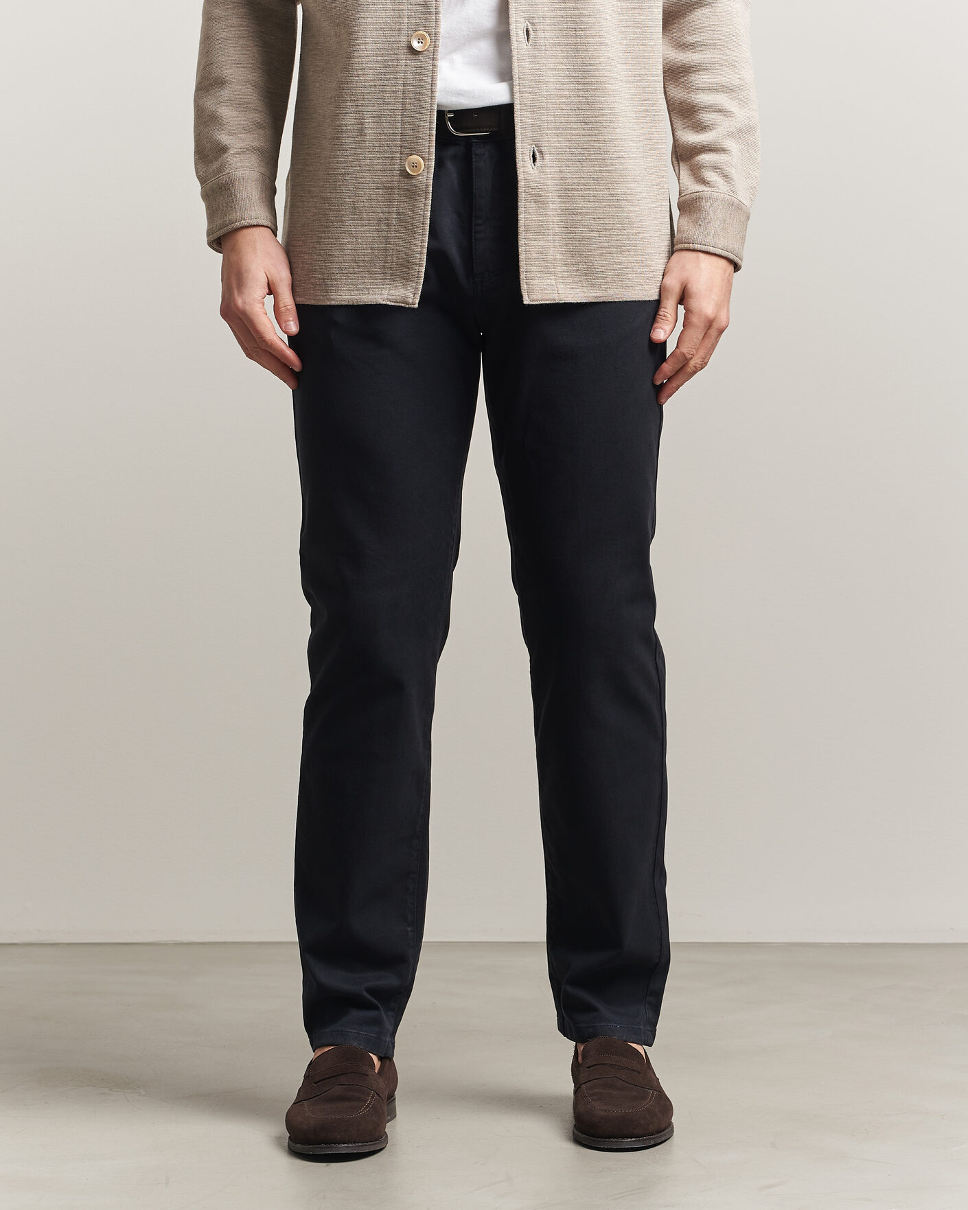 Homme | Pantalons | Oscar Jacobson | Slim Fit 5-Pocket Chino  Navy
