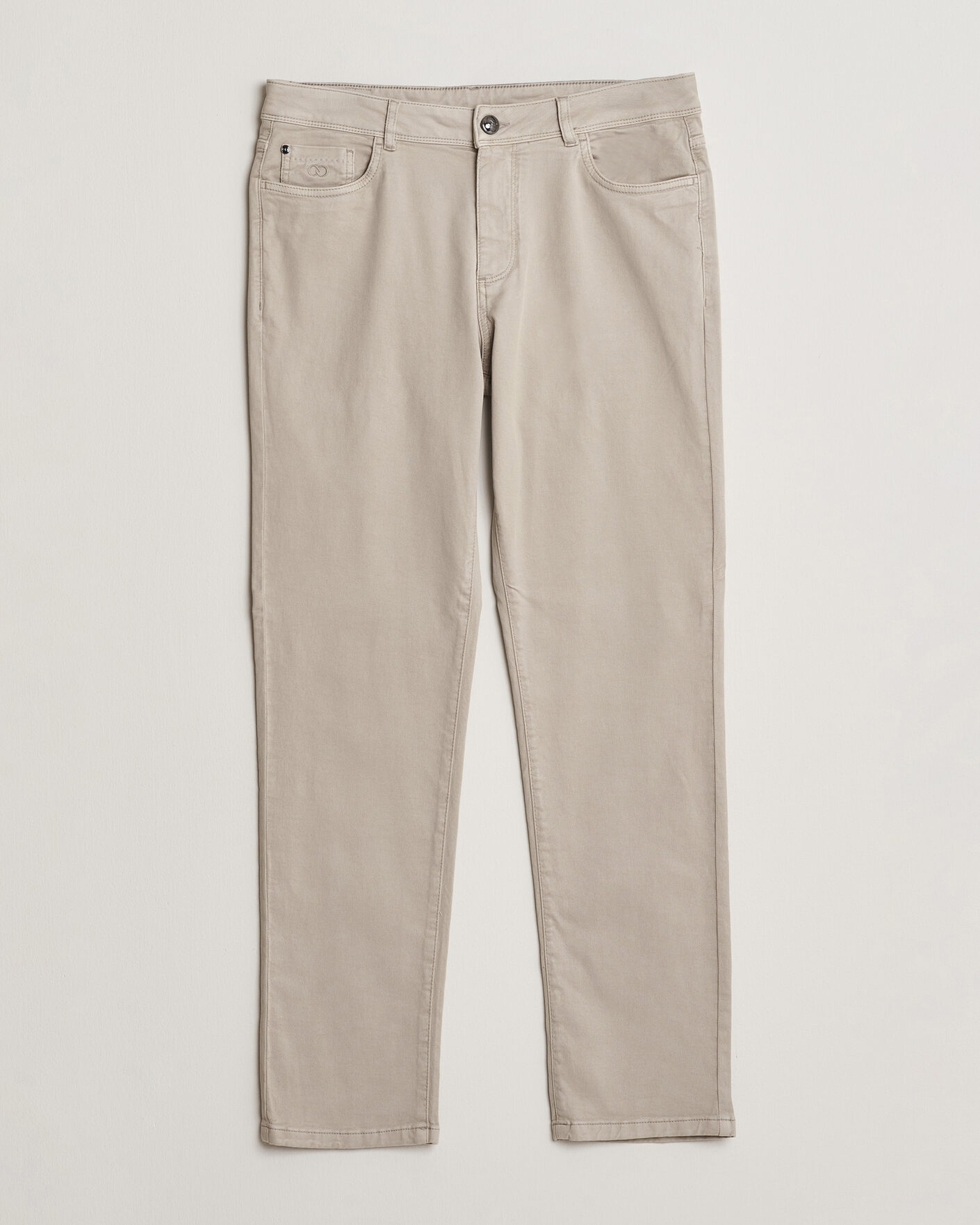 Homme | Pantalons | Oscar Jacobson | Slim Fit 5-Pocket Chino Beige