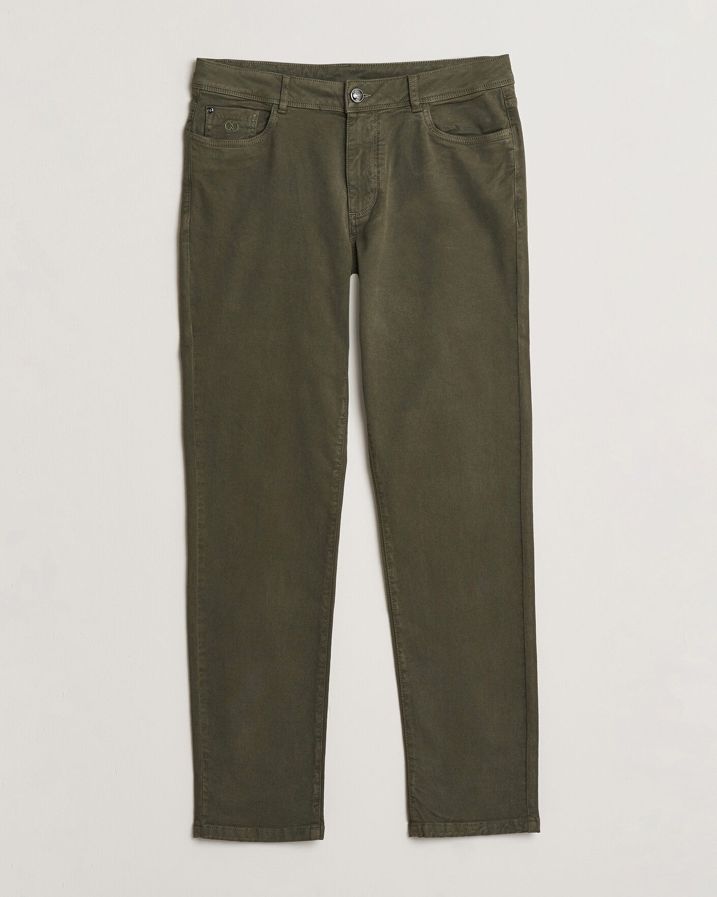 Homme | Pantalons | Oscar Jacobson | Slim Fit 5-Pocket Chino  Olive