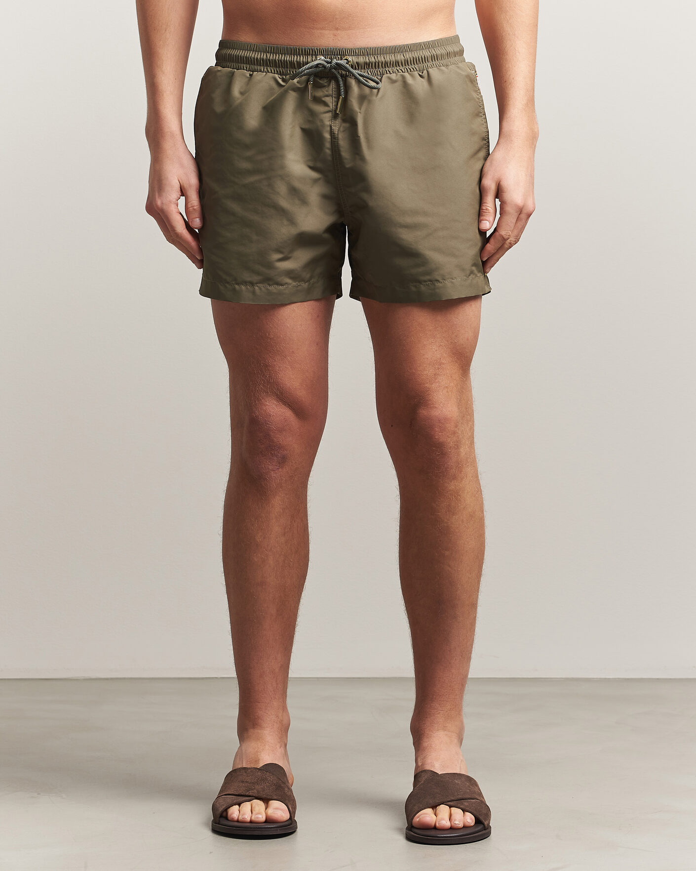 Homme | Maillots De Bain | Orlebar Brown | Jack Solid Drawstring Swim Shorts Herbal Green