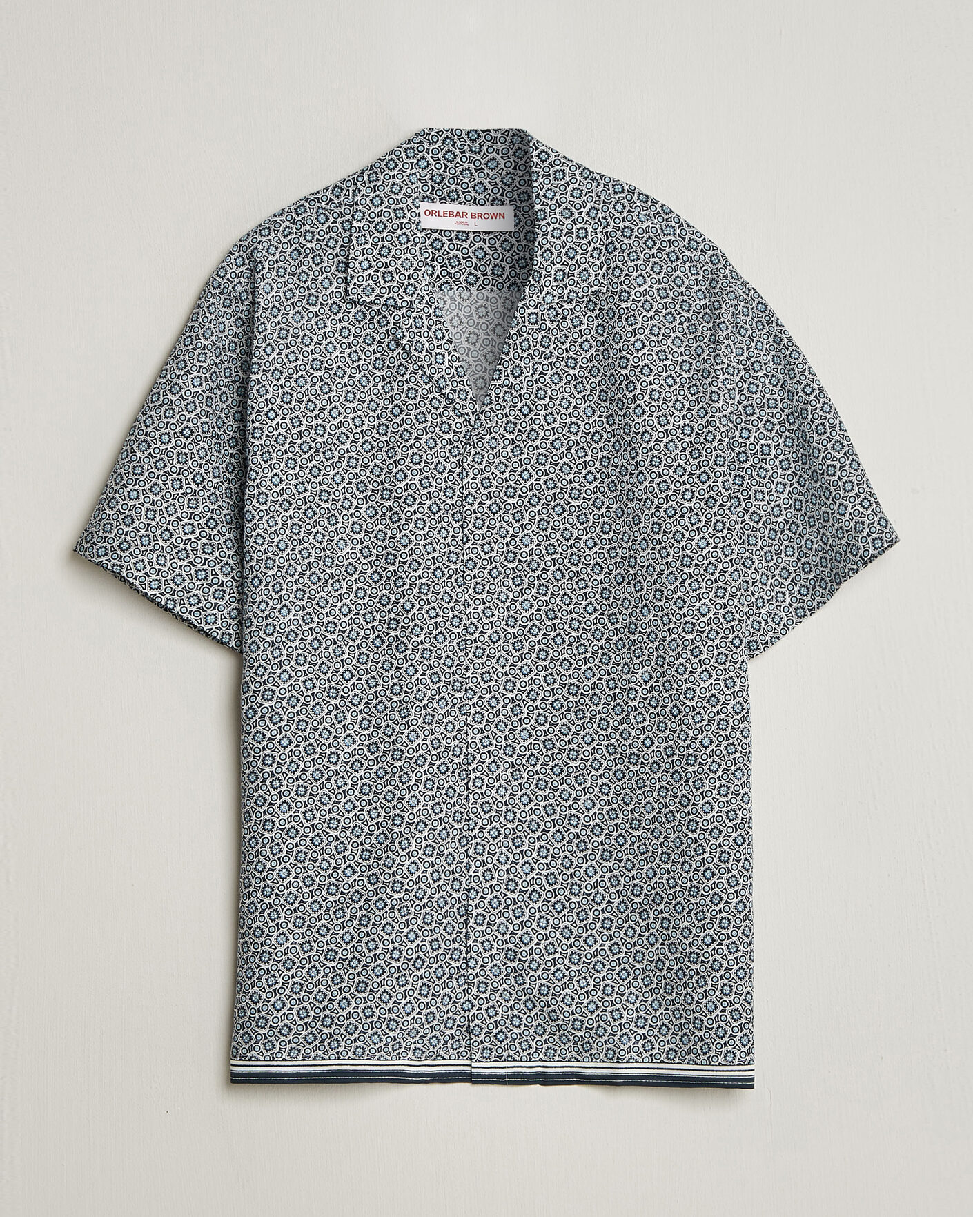 Homme | Chemises | Orlebar Brown | Maitan Lyocel Petola Shirts Night Iris