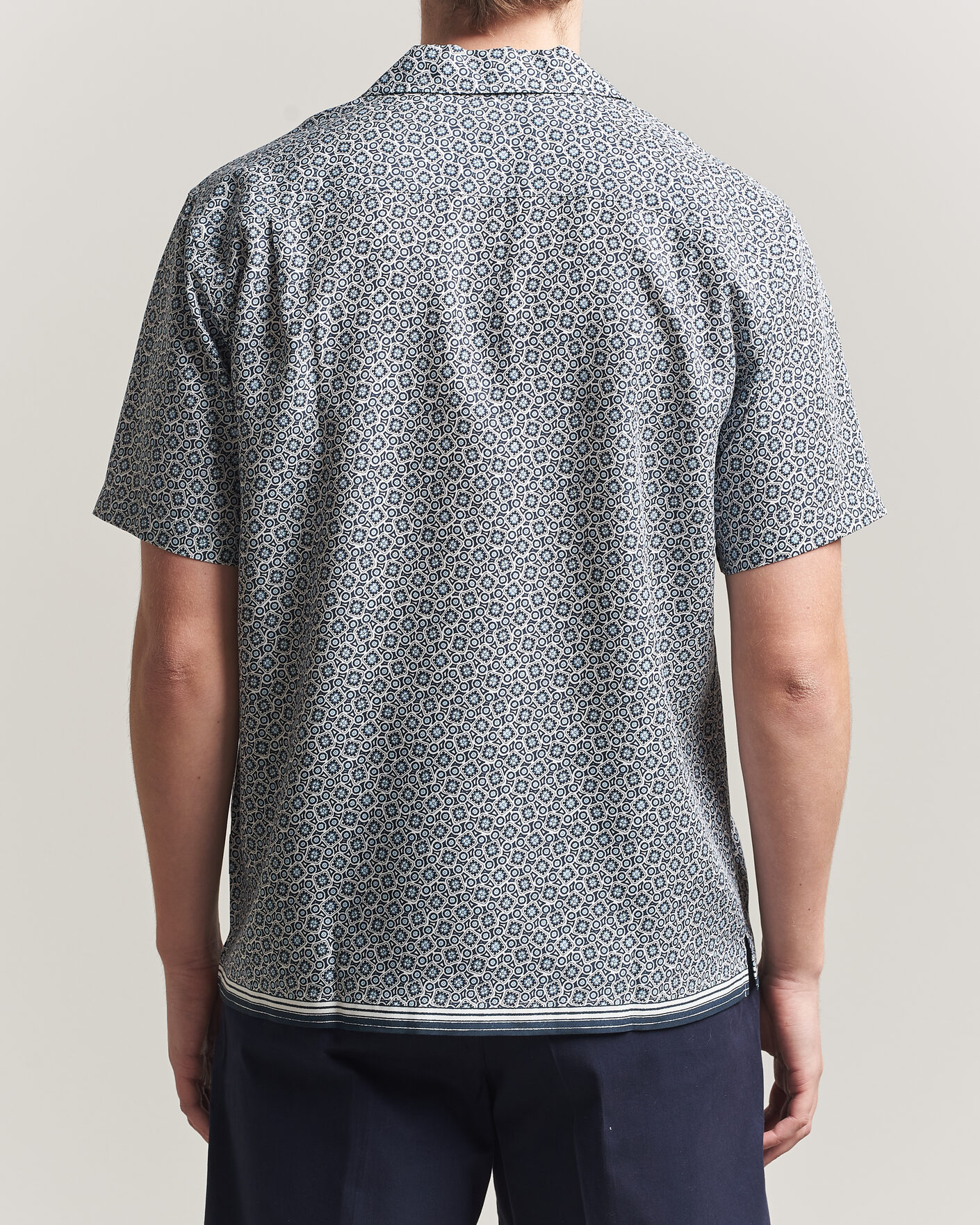 Homme | Chemises | Orlebar Brown | Maitan Lyocel Petola Shirts Night Iris