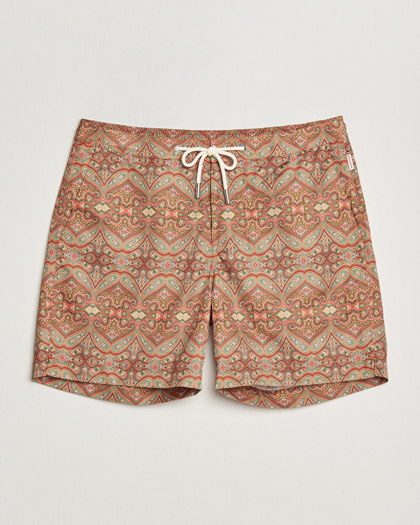 Homme | Maillots De Bain | Orlebar Brown | Bulldog Drawcord Carnival Swim Shorts Vermillion