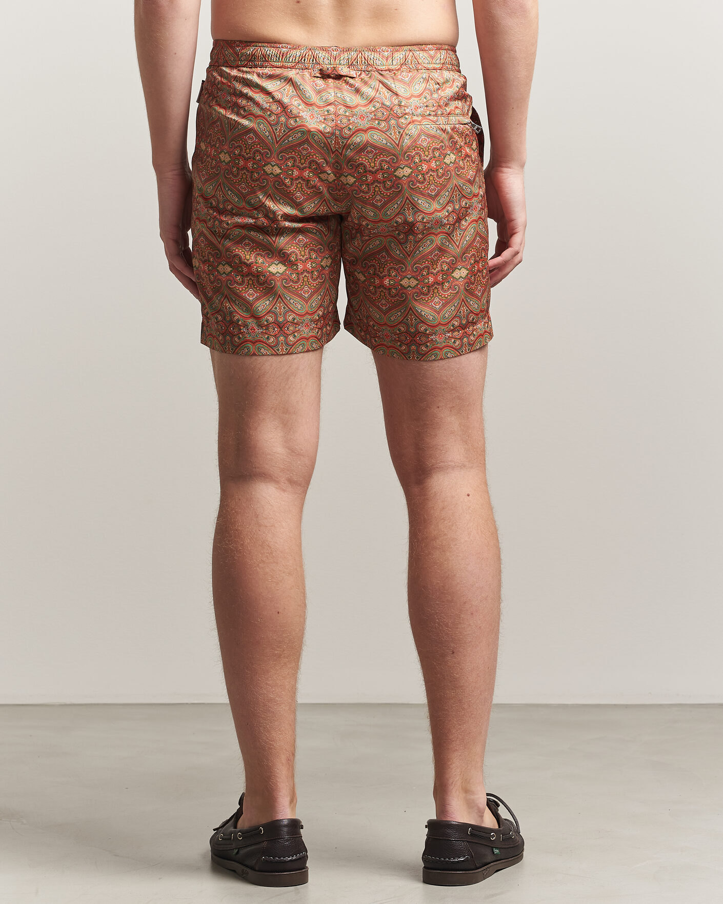 Homme | Maillots De Bain | Orlebar Brown | Bulldog Drawcord Carnival Swim Shorts Vermillion