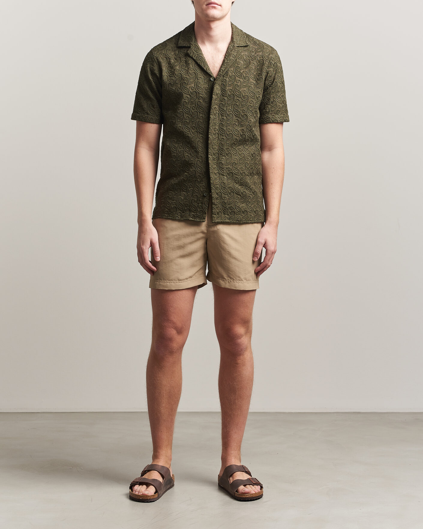 Homme | Maillots De Bain | Orlebar Brown | Bulldog Drawcord Swim Shorts Dijon