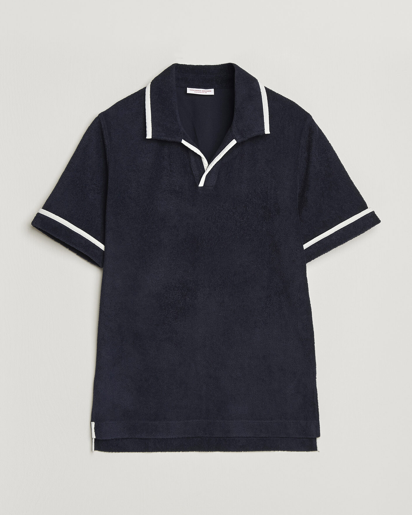 Homme | Polos | Orlebar Brown | Ellery Towelling Polo Night Iris