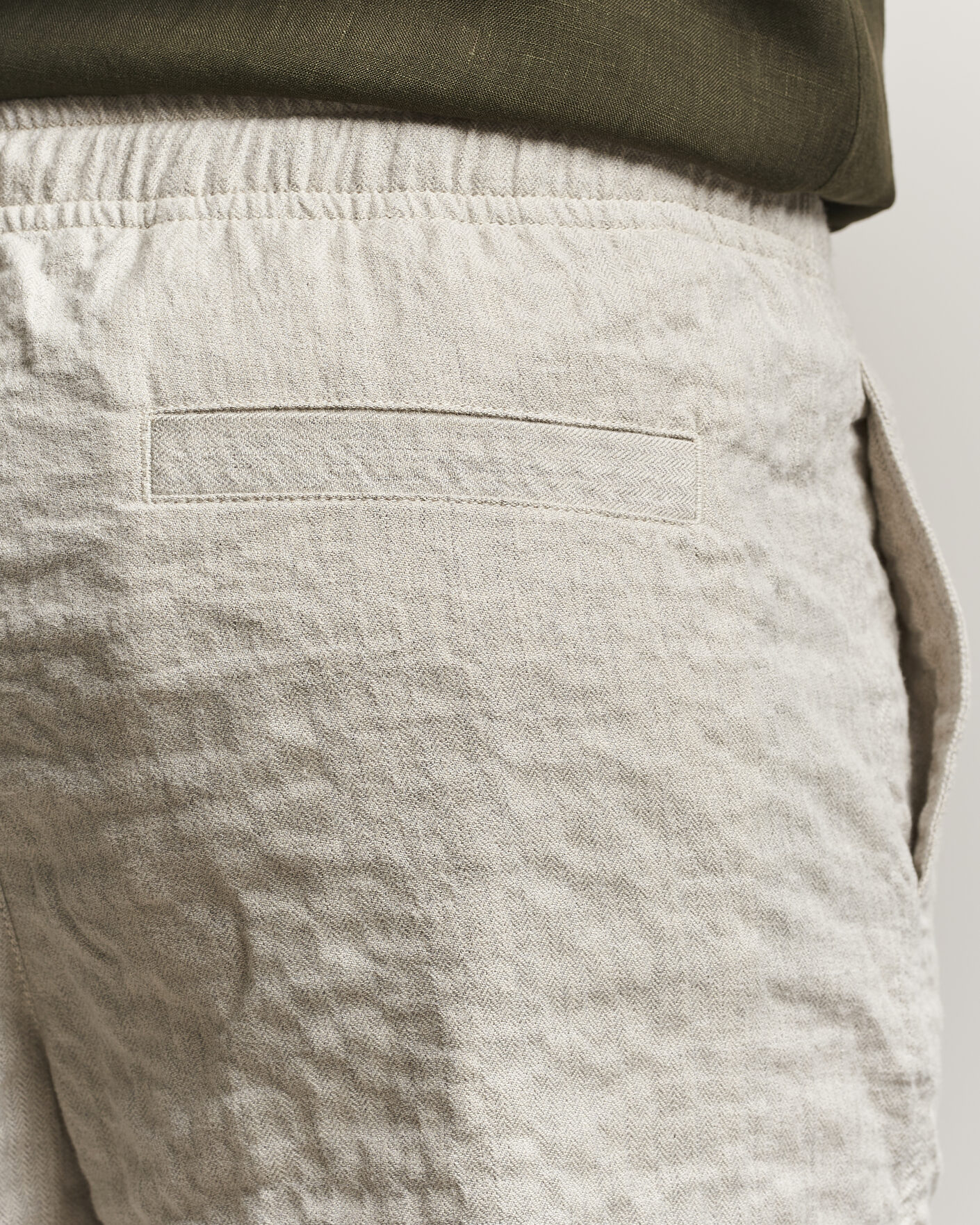 Homme | Shorts | Orlebar Brown | Alex Sereno Herringbone Shorts Light Dijon