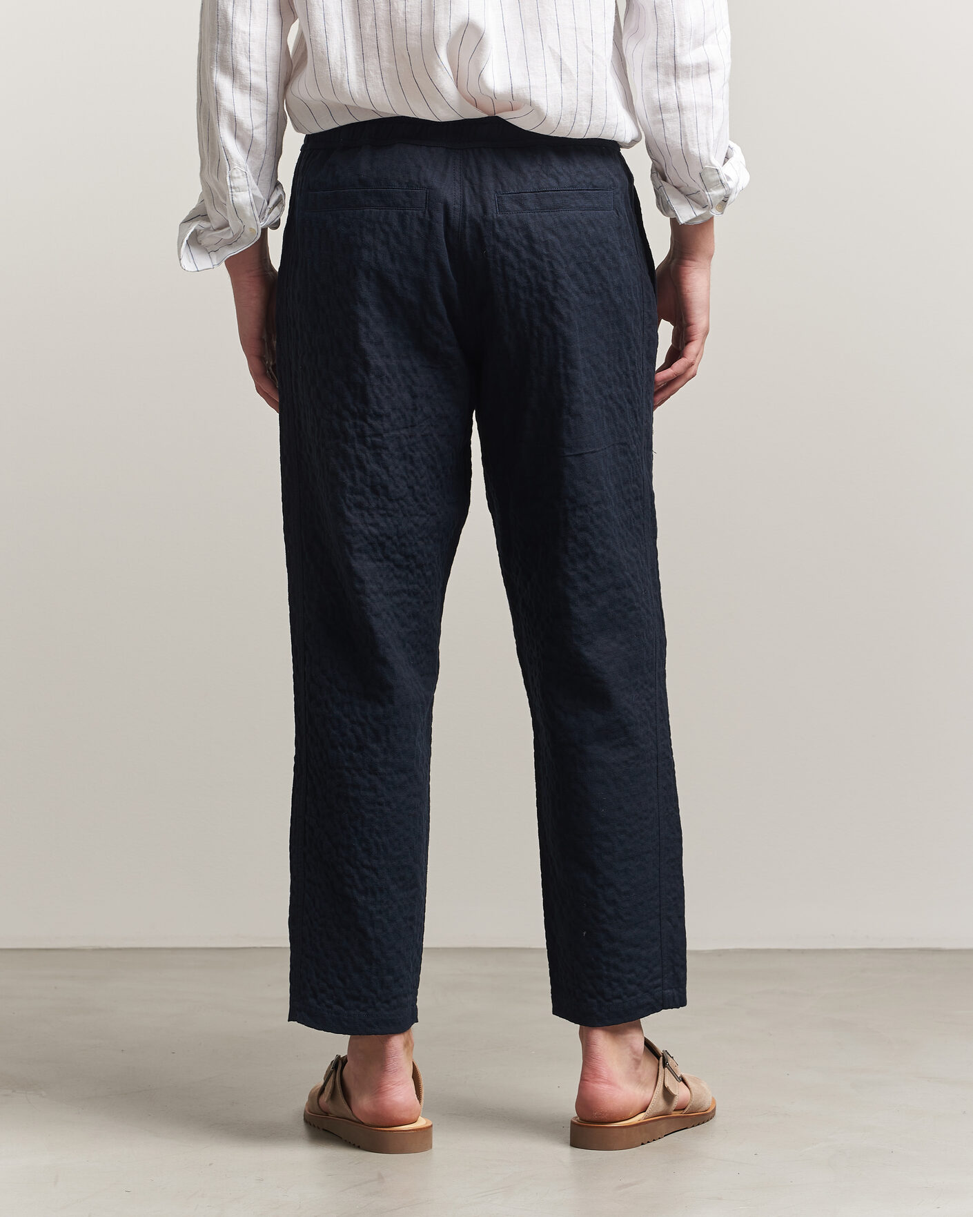 Homme | Pantalons | Orlebar Brown | Sonoran Sereno Herringbone Trousers Night Iris