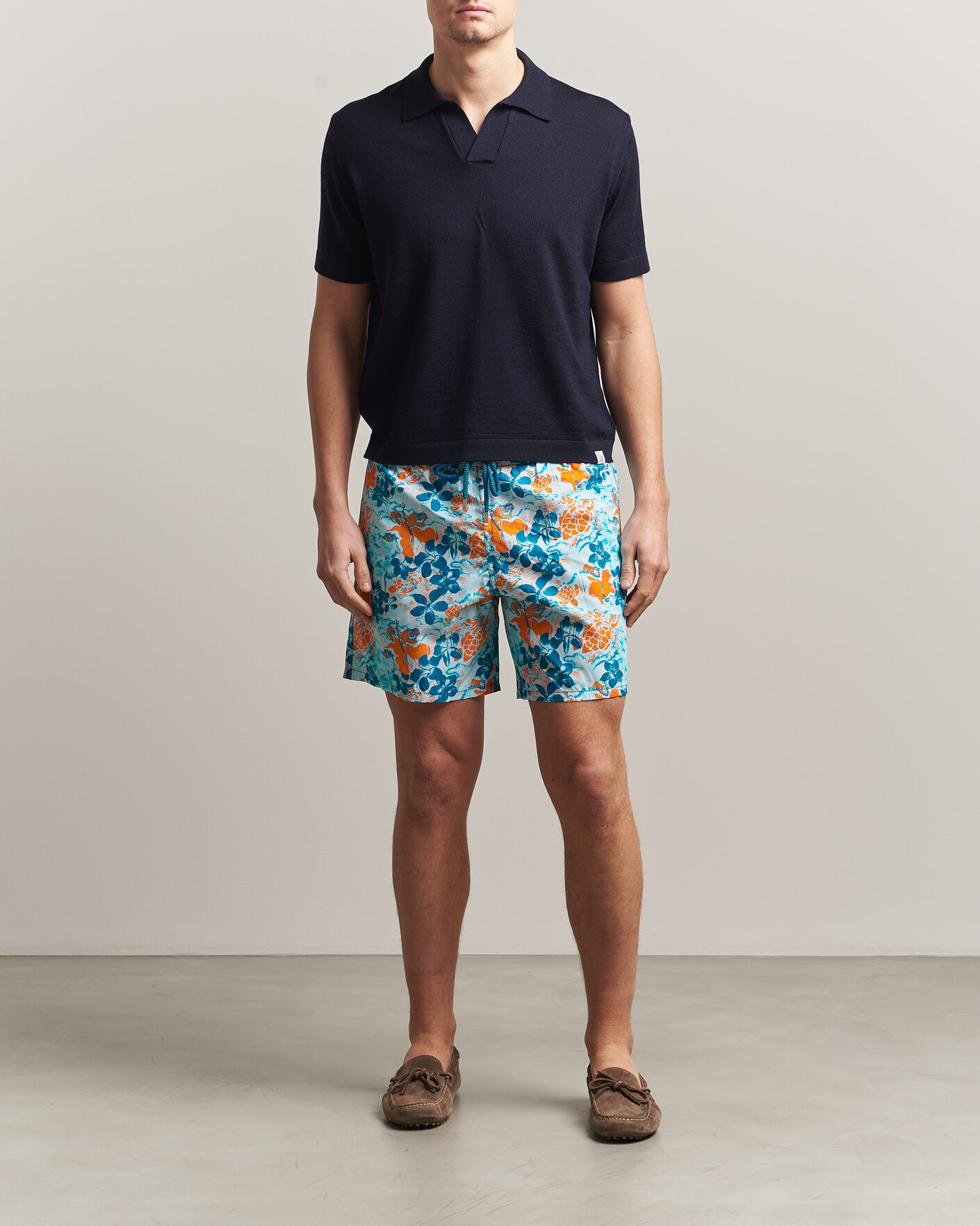 Homme | Maillots De Bain | Vilebrequin | Moorea Swimshorts Coin Coin