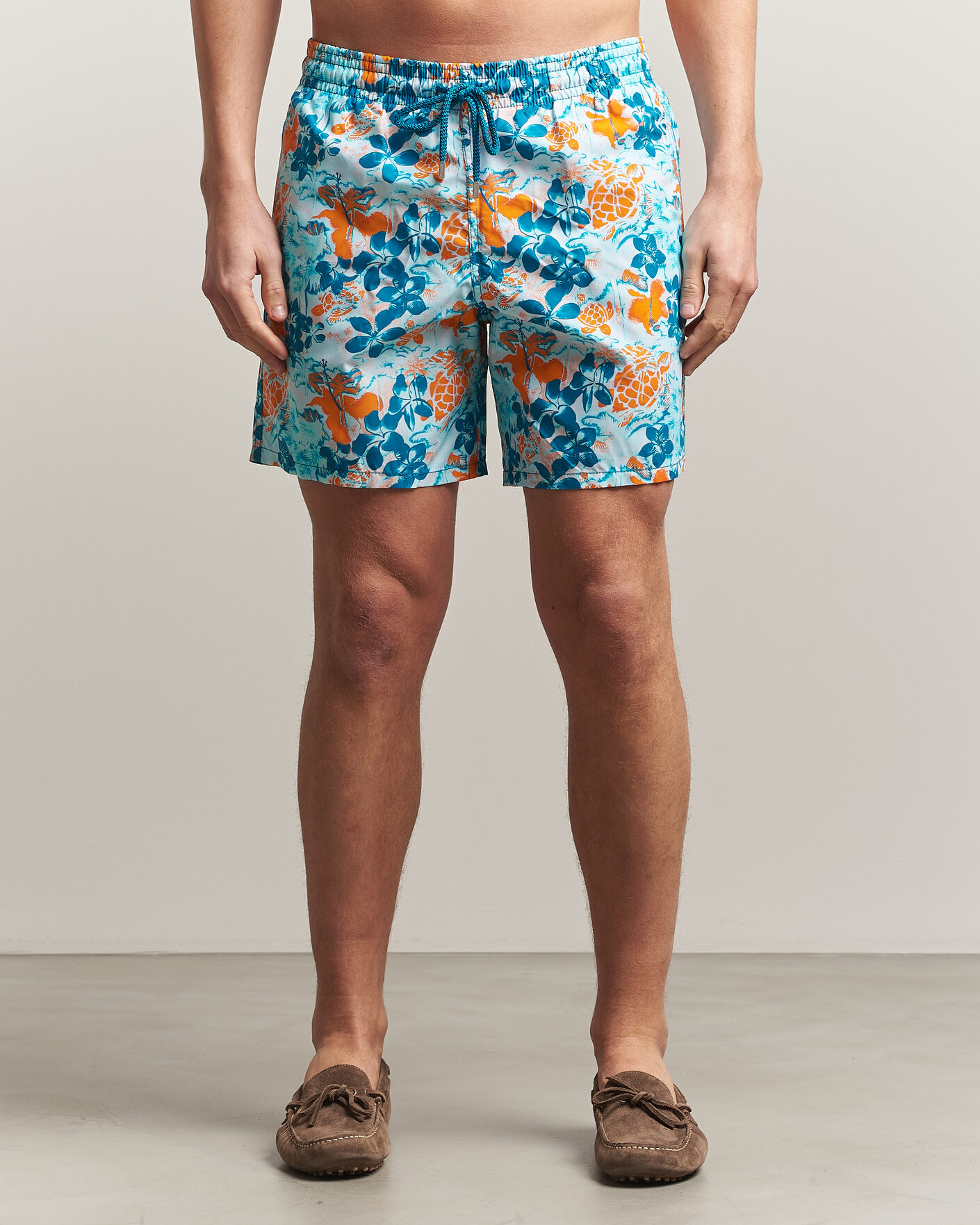 Homme | Maillots De Bain | Vilebrequin | Moorea Swimshorts Coin Coin