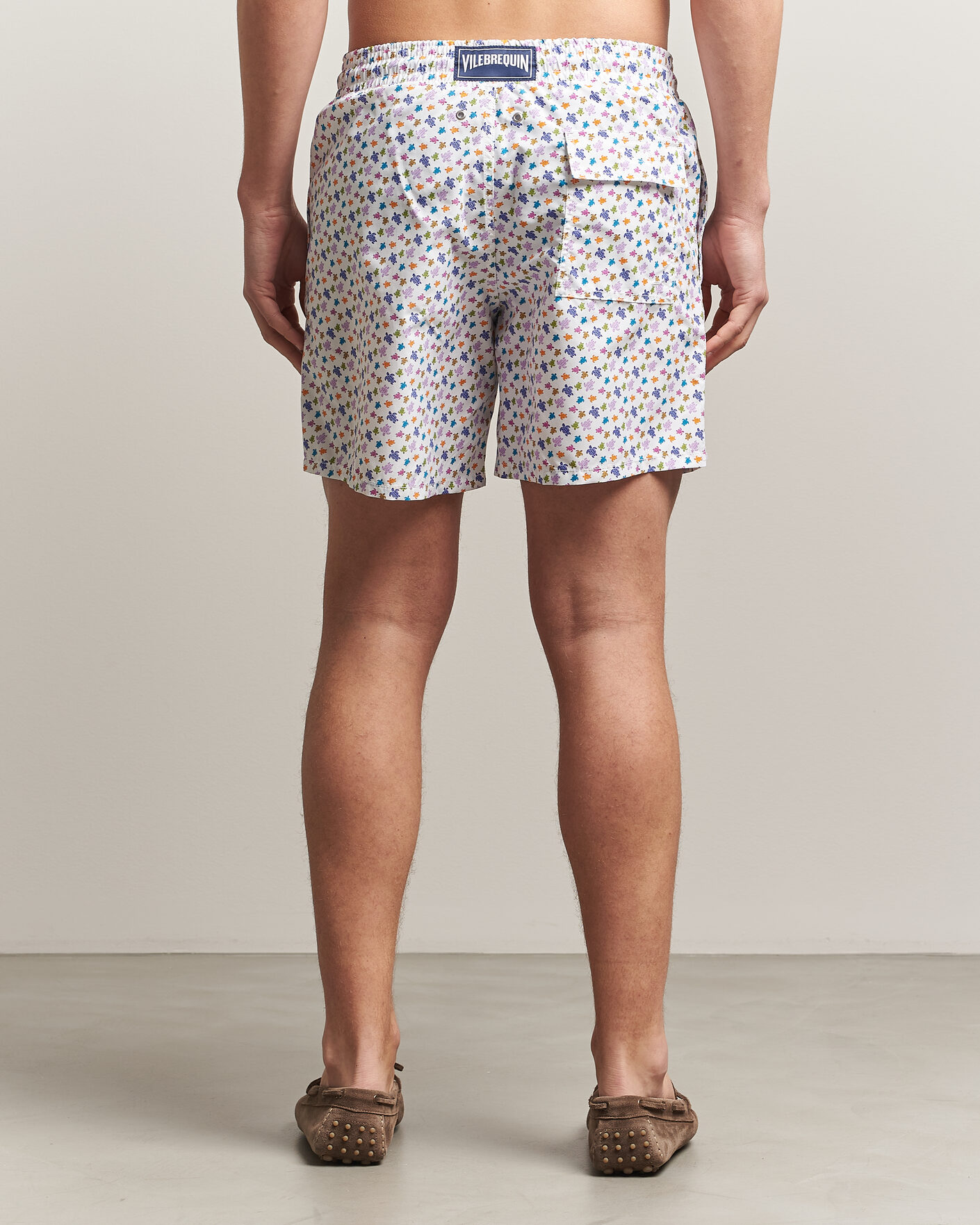 Homme | Maillots De Bain | Vilebrequin | Moorea Swimshorts Blanc