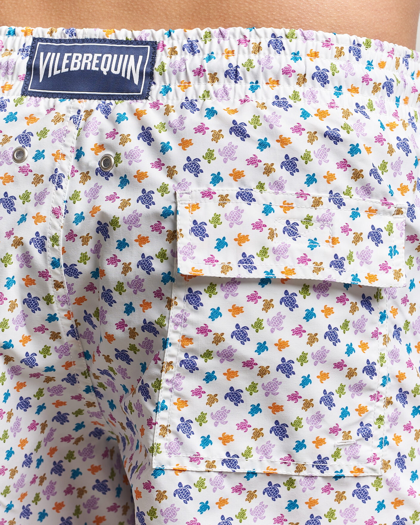 Homme | Maillots De Bain | Vilebrequin | Moorea Swimshorts Blanc