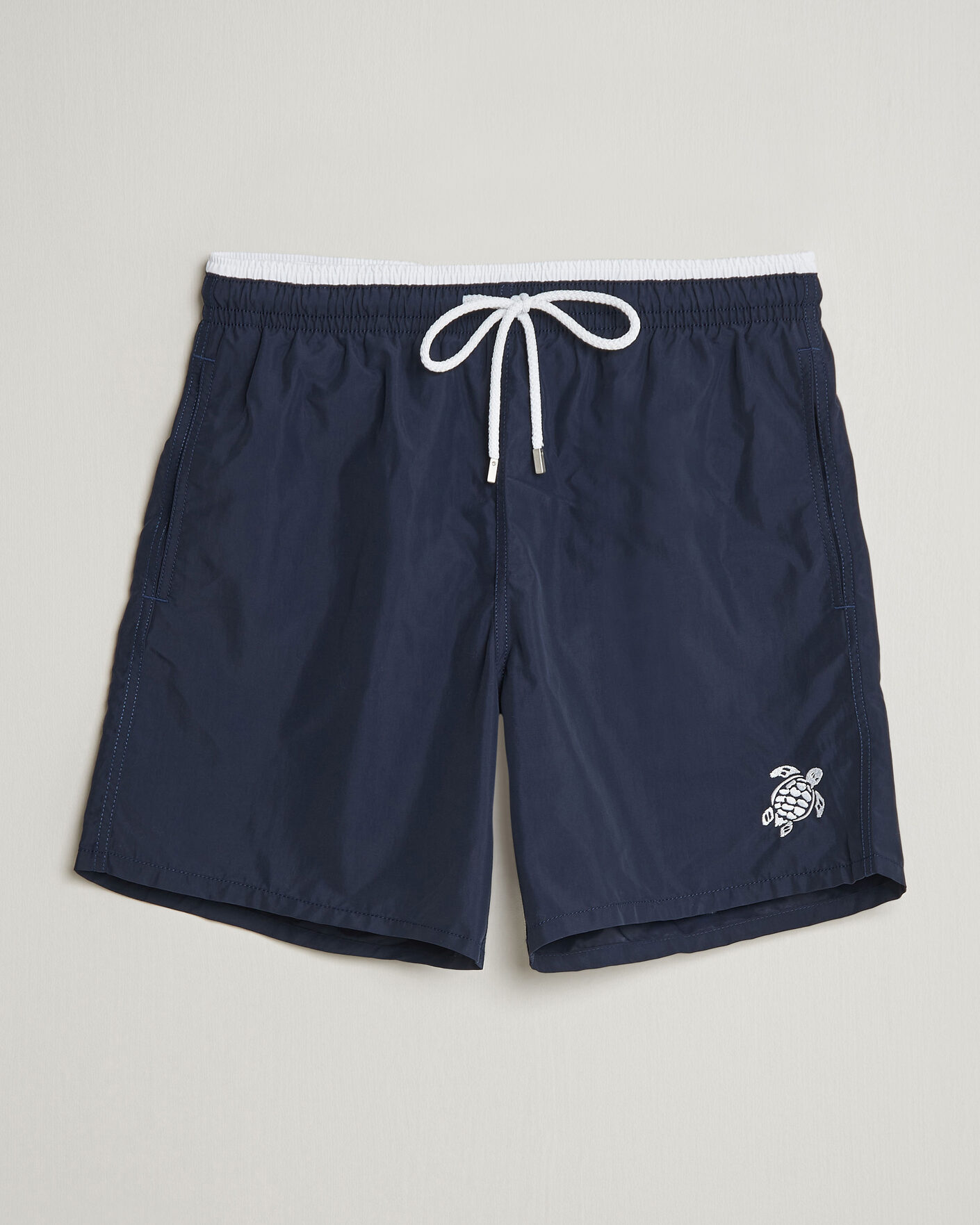 Homme | Maillots De Bain | Vilebrequin | Moka Swimshorts Marine/Blanc