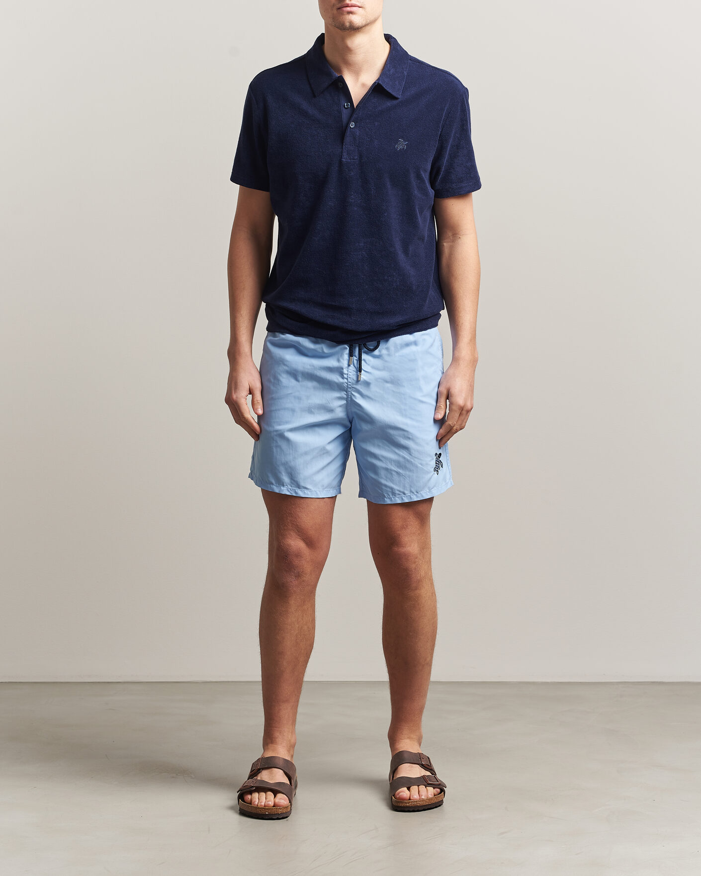 Homme | Maillots De Bain | Vilebrequin | Moka Swimshorts Fleur De Lin