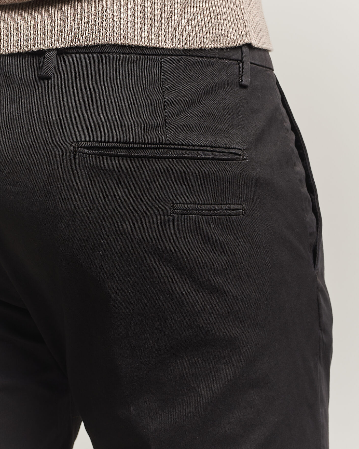 Homme | Pantalons | Briglia 1949 | Slim Fit Cotton Chinos Black