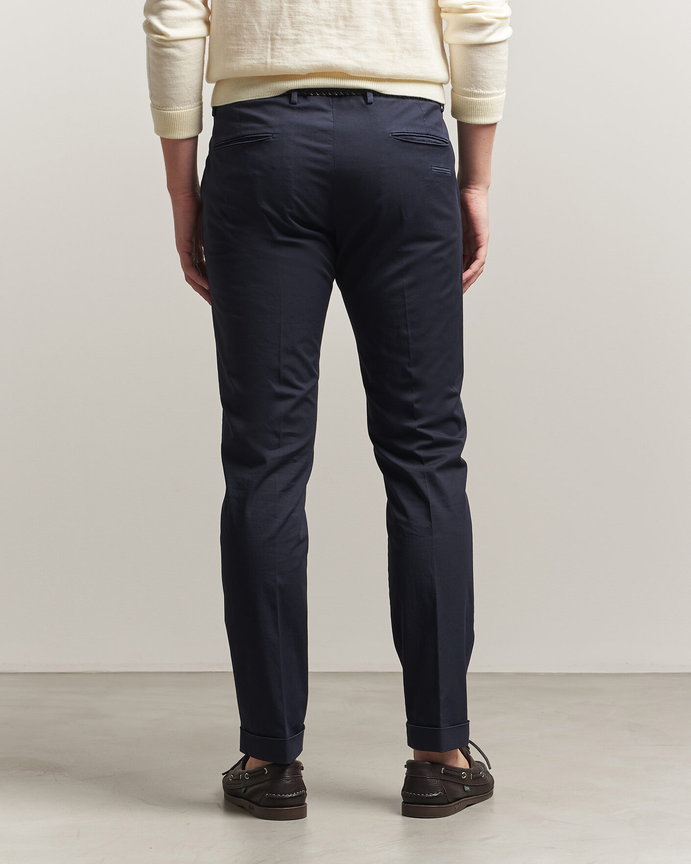 Homme | Pantalons | Briglia 1949 | Slim Fit Cotton Chinos Navy