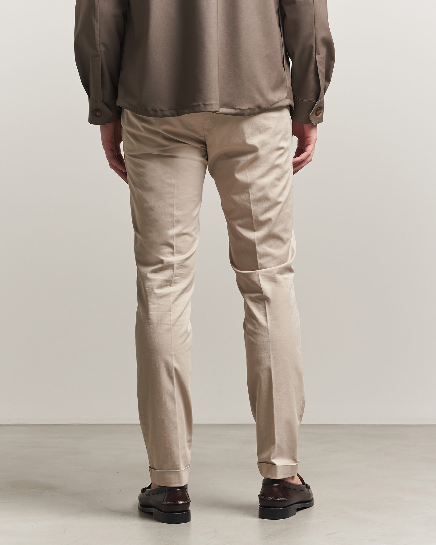 Homme | Pantalons | Briglia 1949 | Slim Fit Cotton Chinos Beige