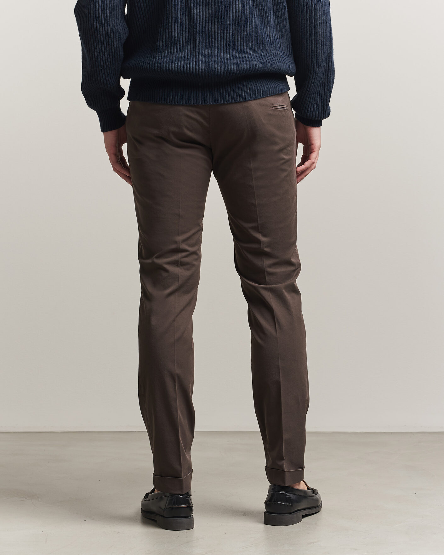 Homme | Pantalons | Briglia 1949 | Slim Fit Cotton Chinos Brown