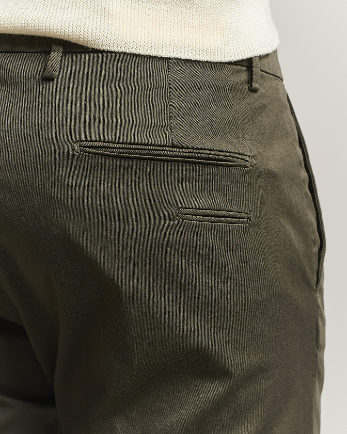 Homme | Pantalons | Briglia 1949 | Slim Fit Cotton Chinos Dark Green