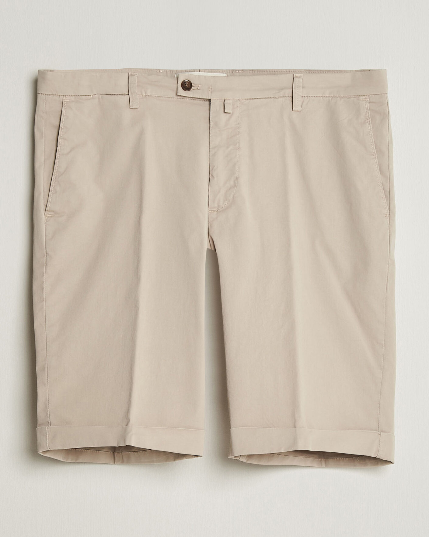 Homme | Shorts | Briglia 1949 | Cotton Stretch Shorts Beige