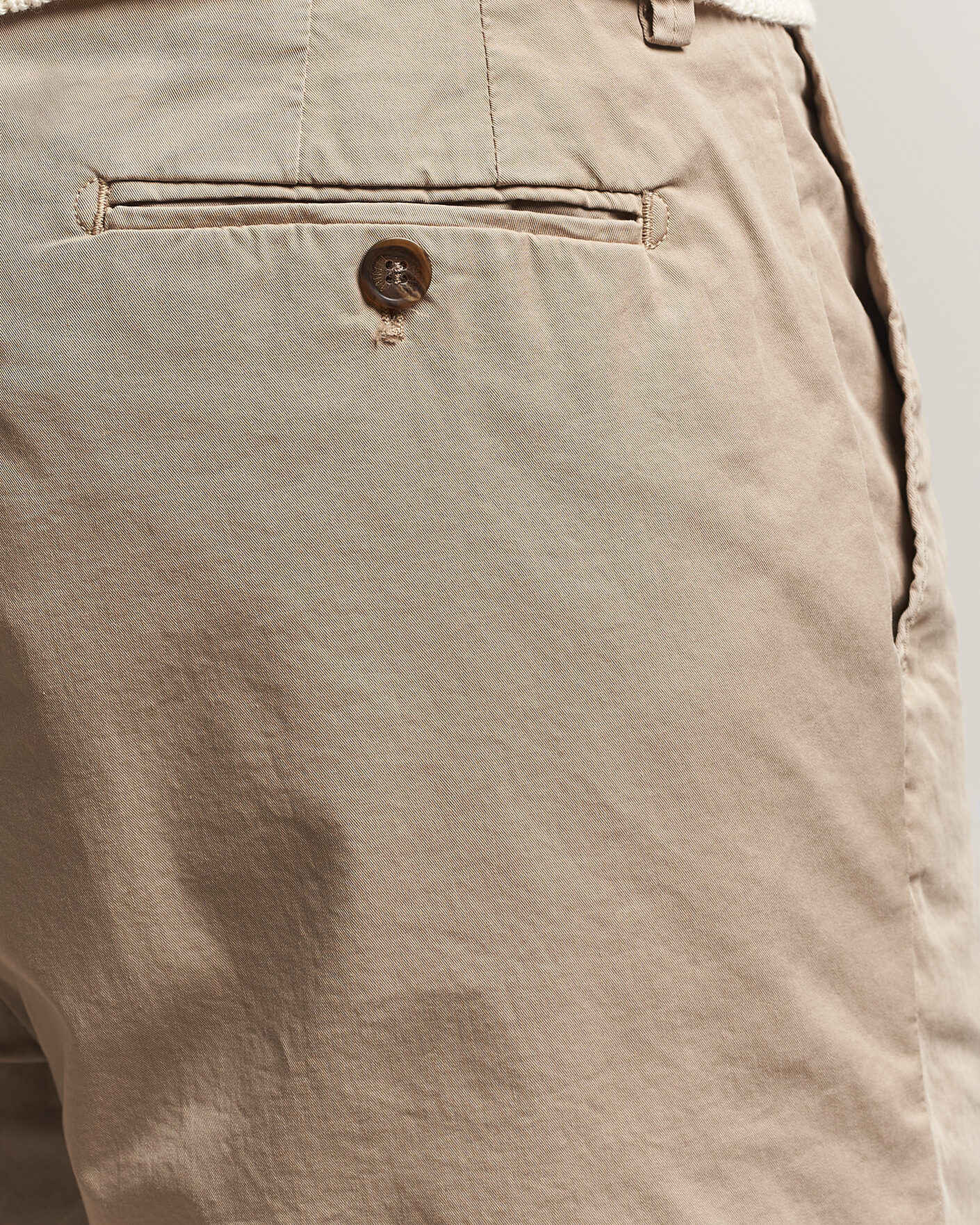 Homme | Shorts | Briglia 1949 | Cotton Stretch Shorts Taupe