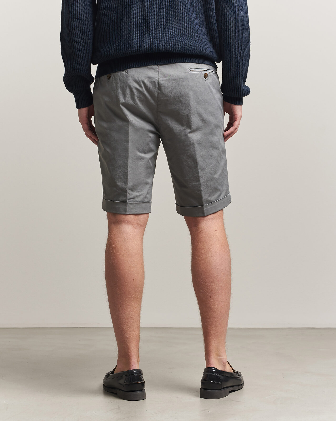 Homme | Shorts | Briglia 1949 | Cotton Stretch Shorts Grey