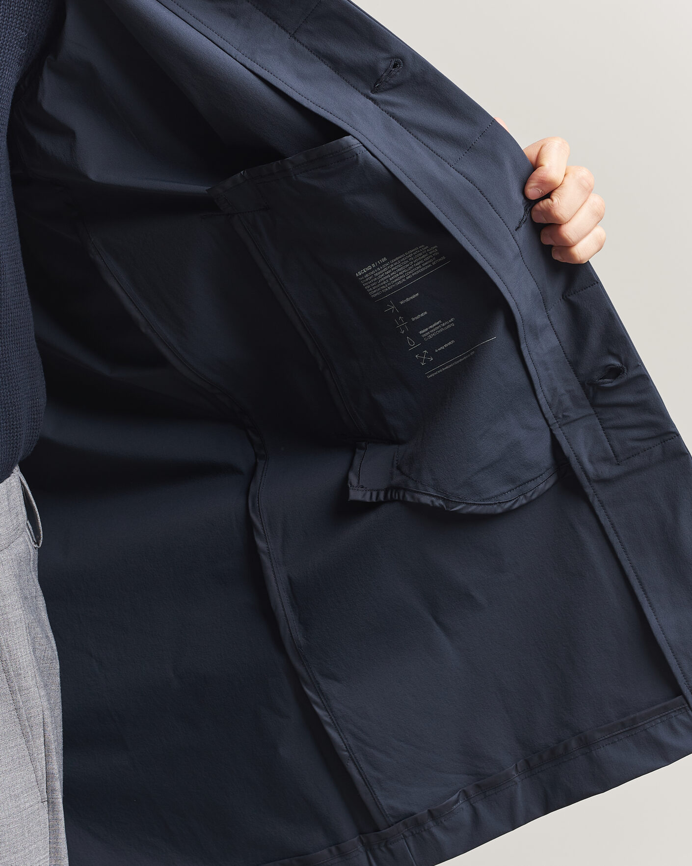Homme | Manteaux Et Vestes | Scandinavian Edition | Ascend II Lightweight Coat Navy