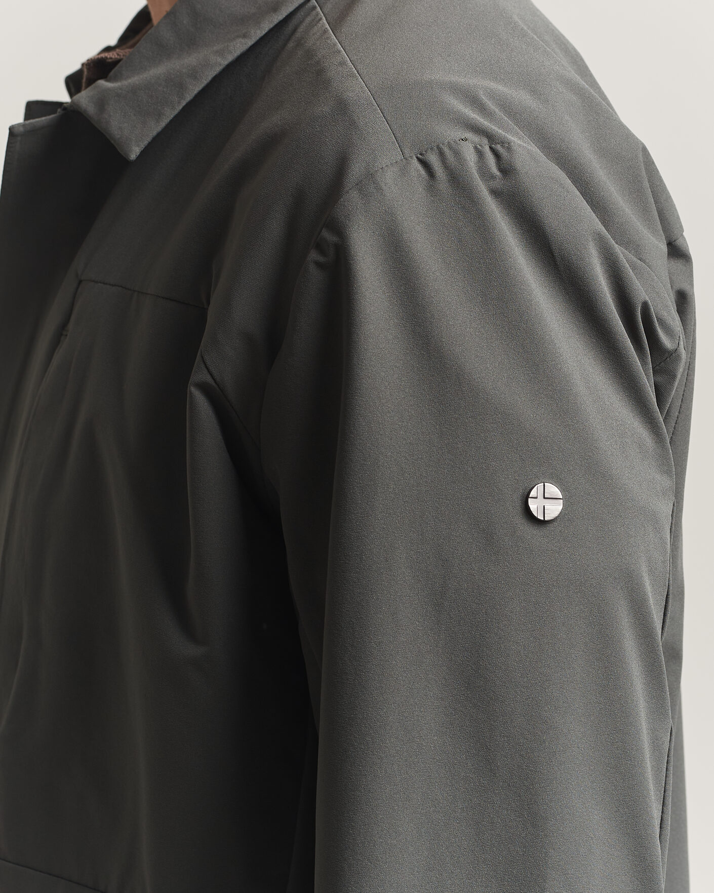Homme | Manteaux Et Vestes | Scandinavian Edition | Merge II Stretch Shirt Jacket Dark Olive