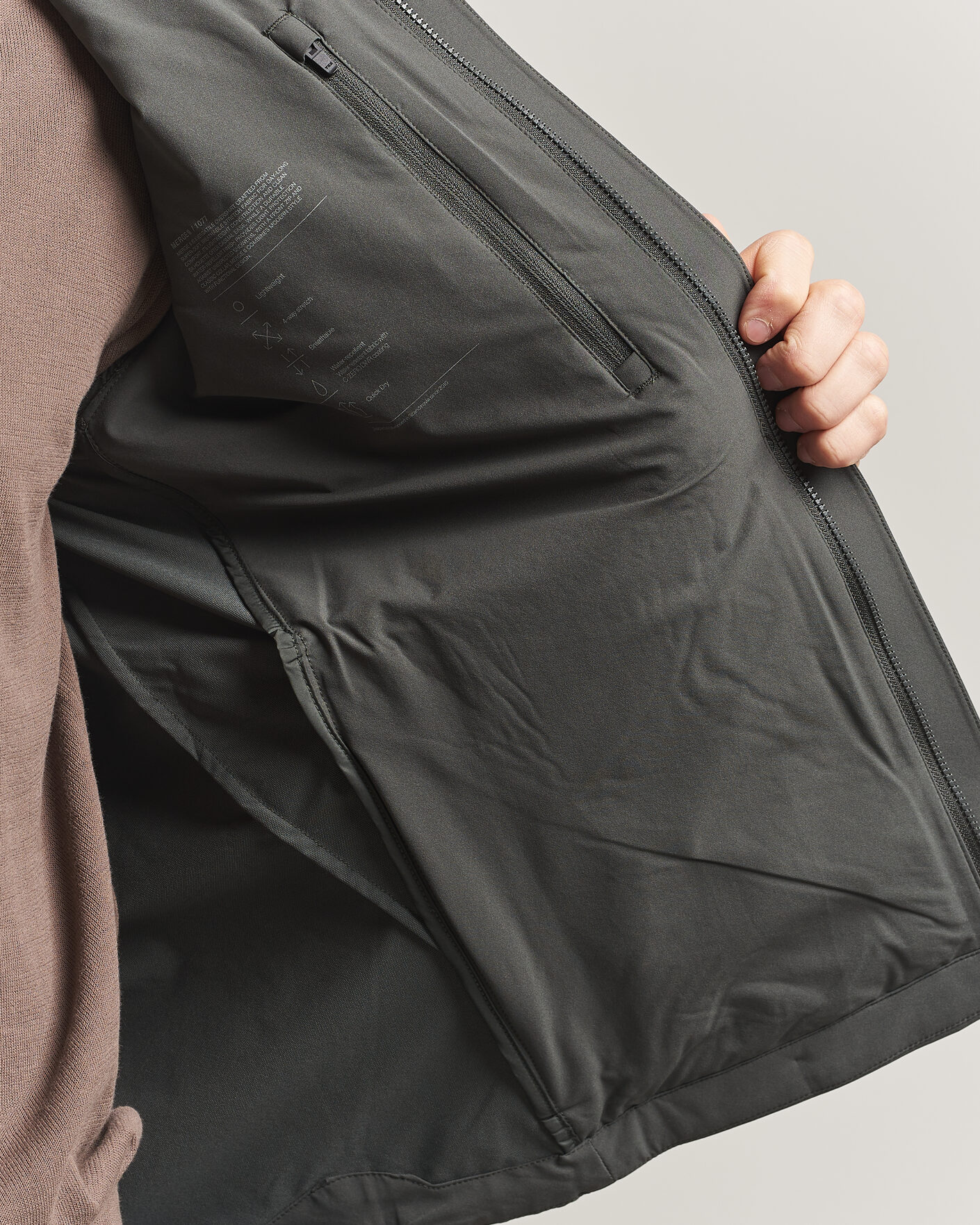 Homme | Manteaux Et Vestes | Scandinavian Edition | Merge II Stretch Shirt Jacket Dark Olive