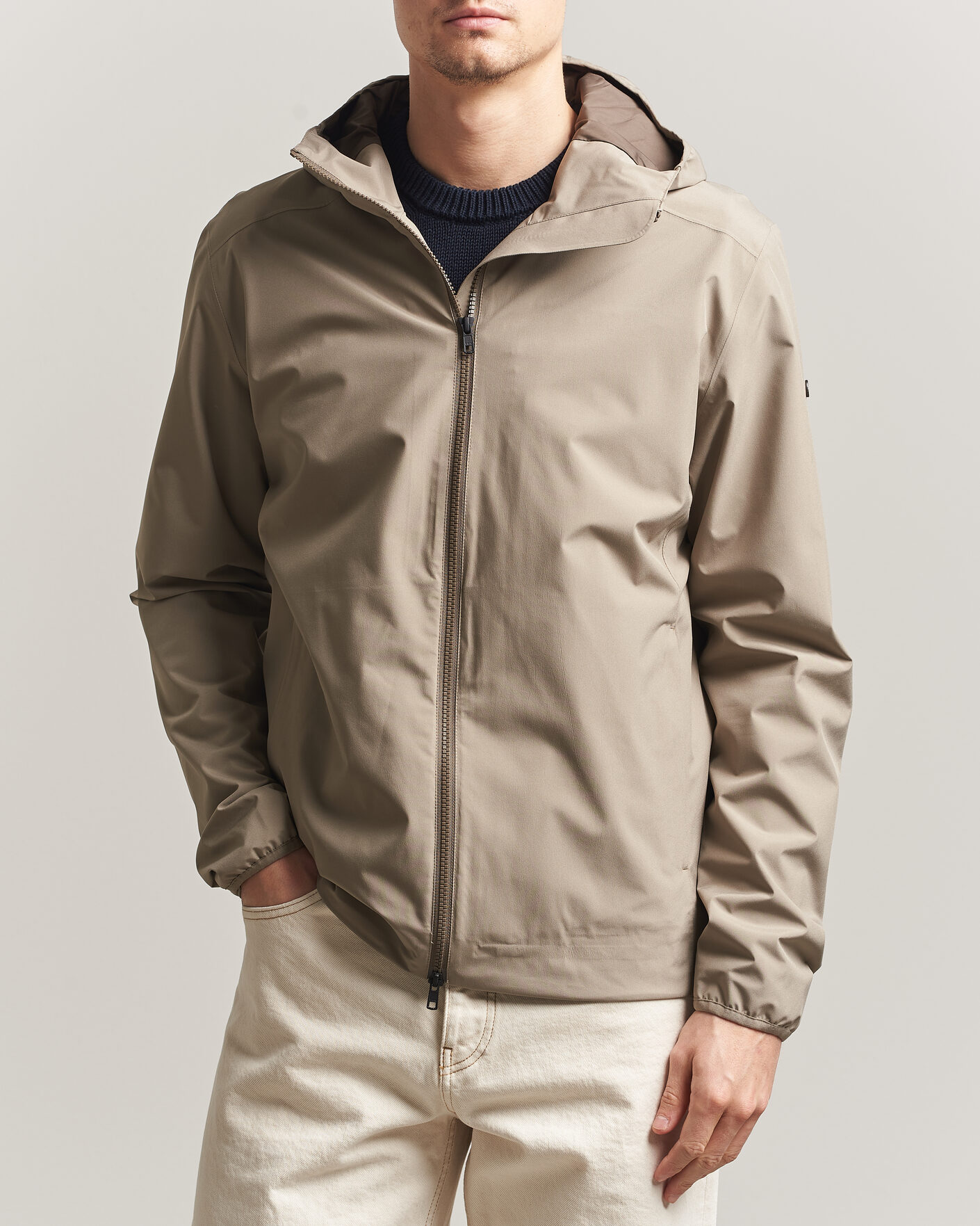 Homme | Manteaux Et Vestes | Scandinavian Edition | Hood II Waterproof Jacket Sand