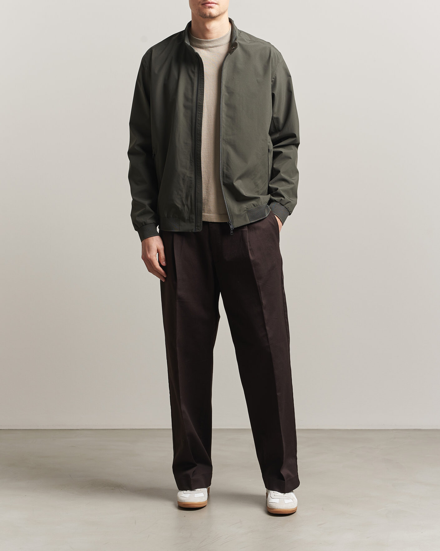 Homme | Manteaux Et Vestes | Scandinavian Edition | Plain II Waterproof Jacket Dark Olive