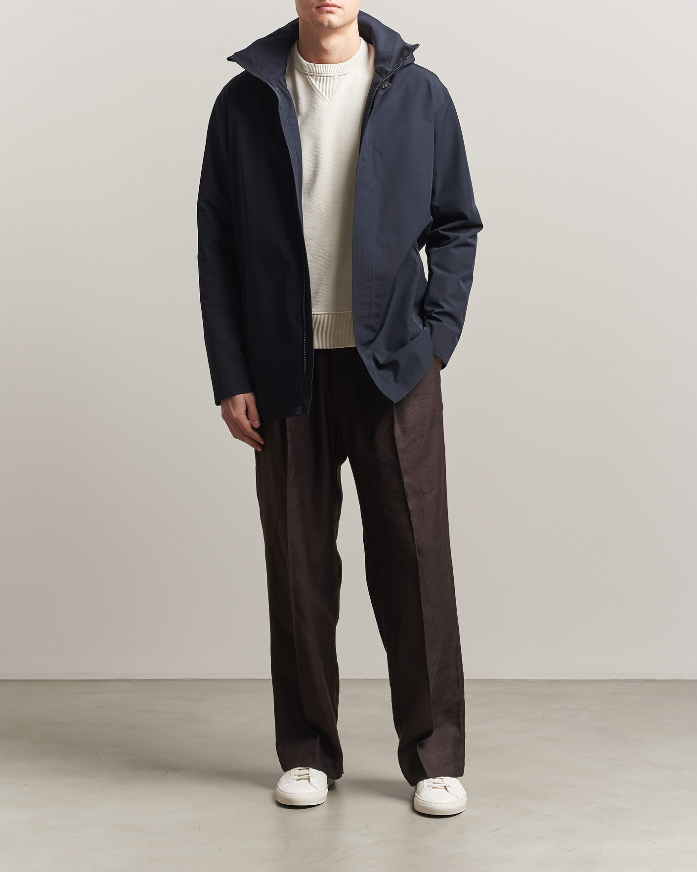 Homme | Manteaux Et Vestes | Scandinavian Edition | Range III Mid Lenght Waterproof Coat Midnight Blue