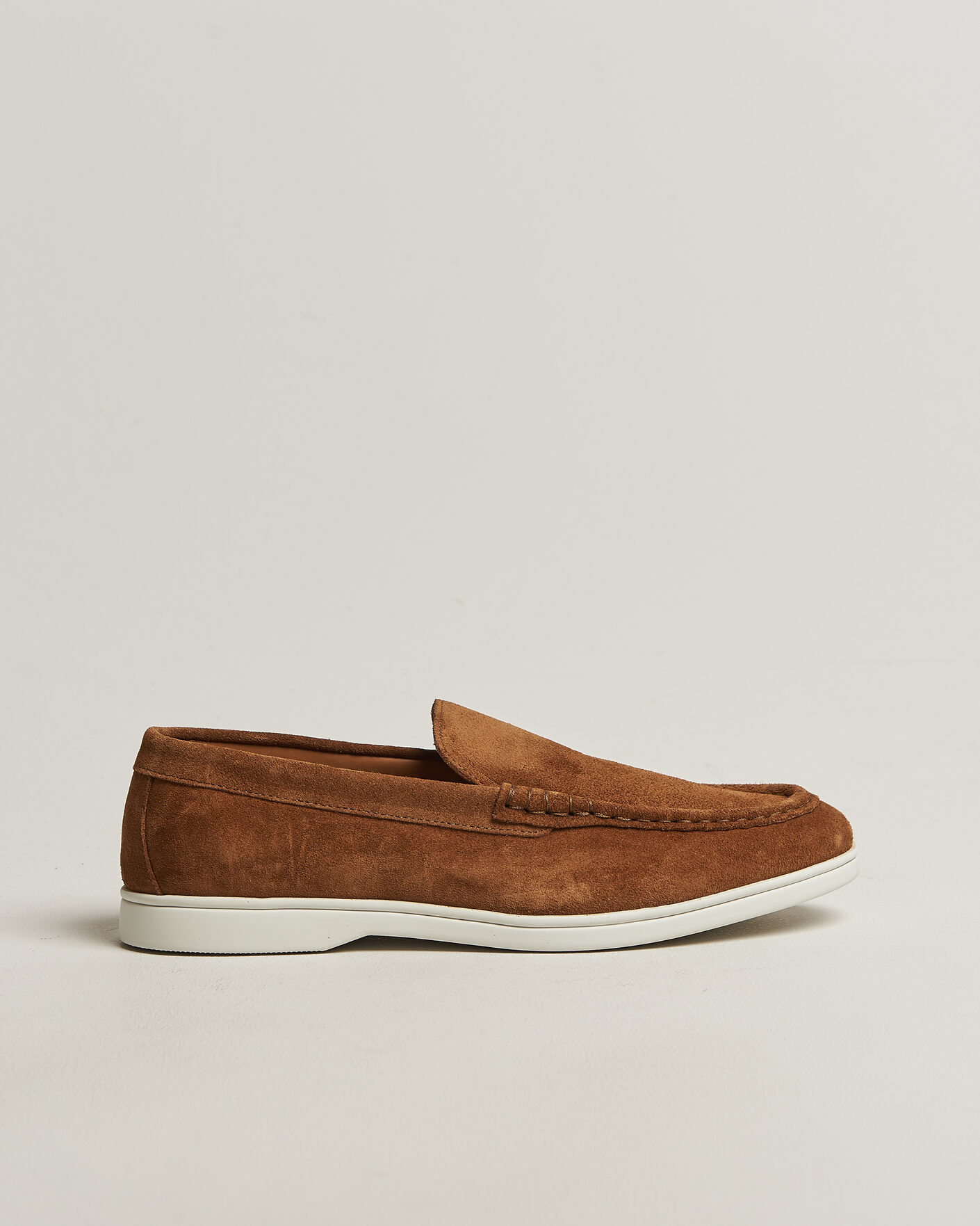 Homme | Loafers | Charles Tyrwhitt | Suede Slip On Loafers Light Brown