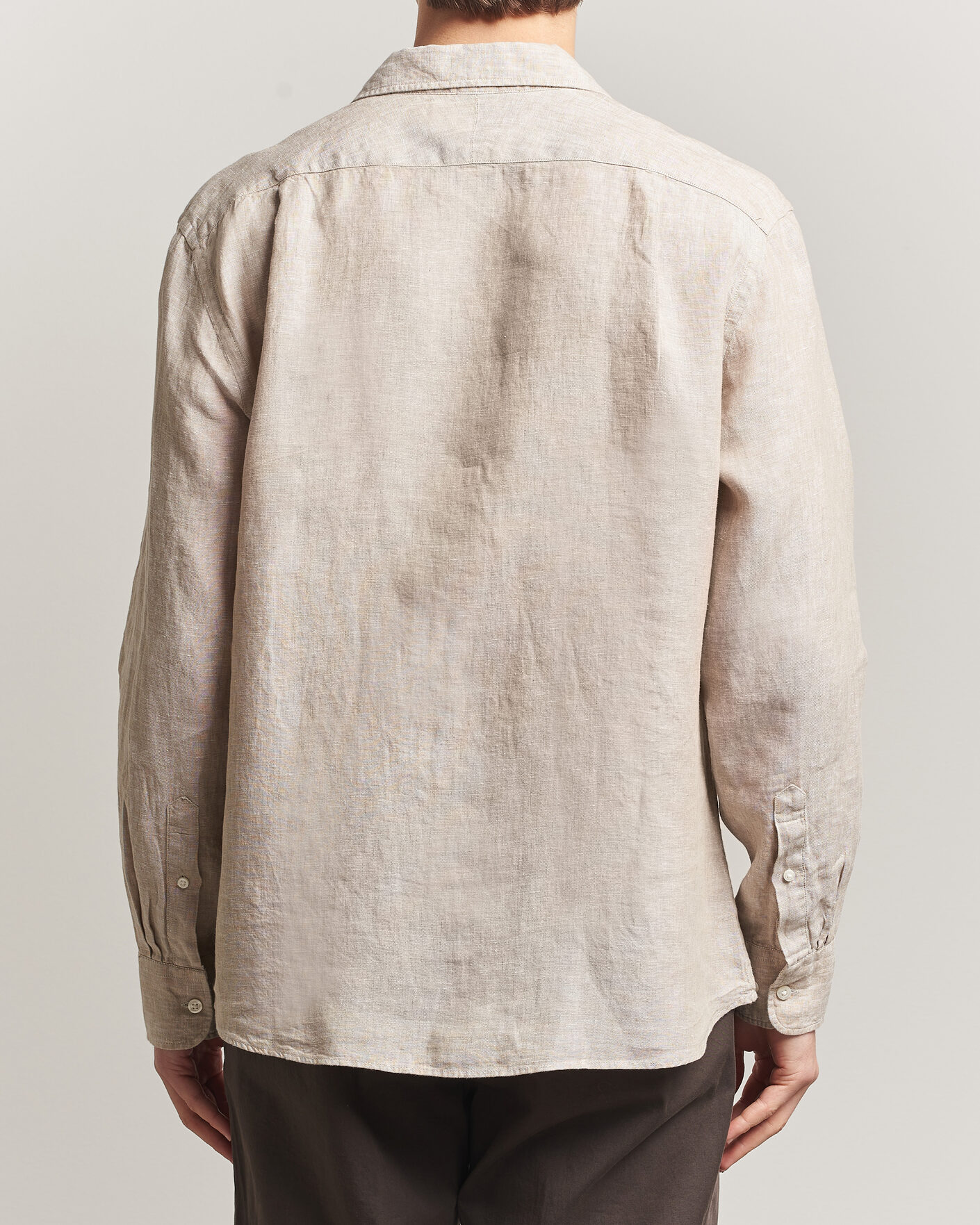 Homme | Chemises | Charles Tyrwhitt | Pure Linen Slim Fit Shirt Oatmeal