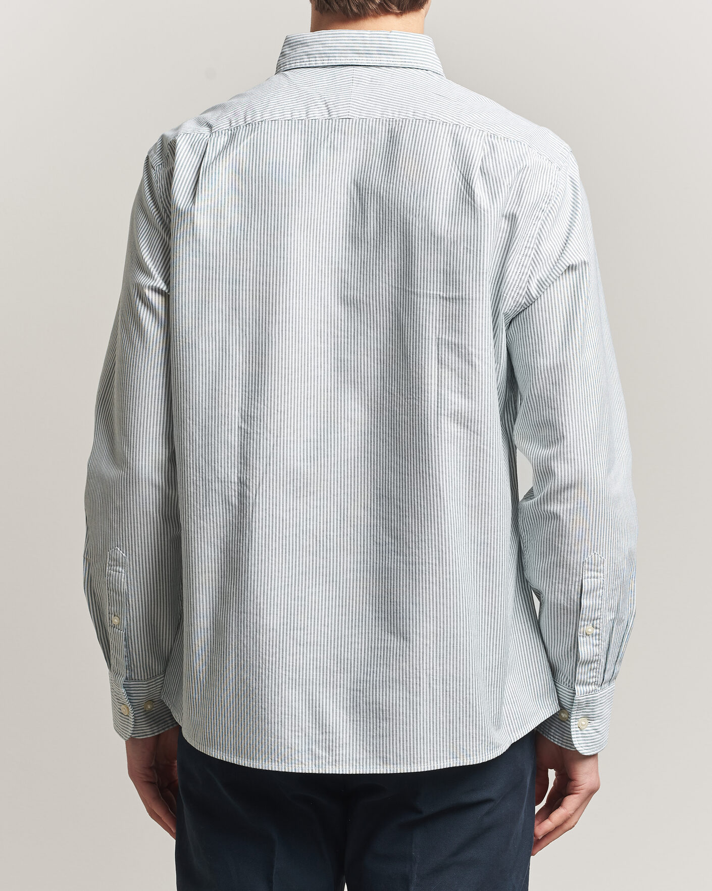 Homme | Chemises | Charles Tyrwhitt | Button Down Stretch Oxford Shirt Green/White