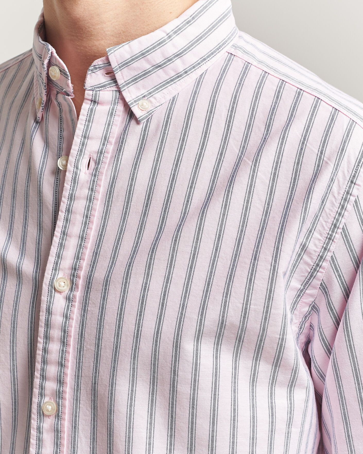 Homme | Chemises | Charles Tyrwhitt | Button Down Stretch Oxford Shirt Light Pink