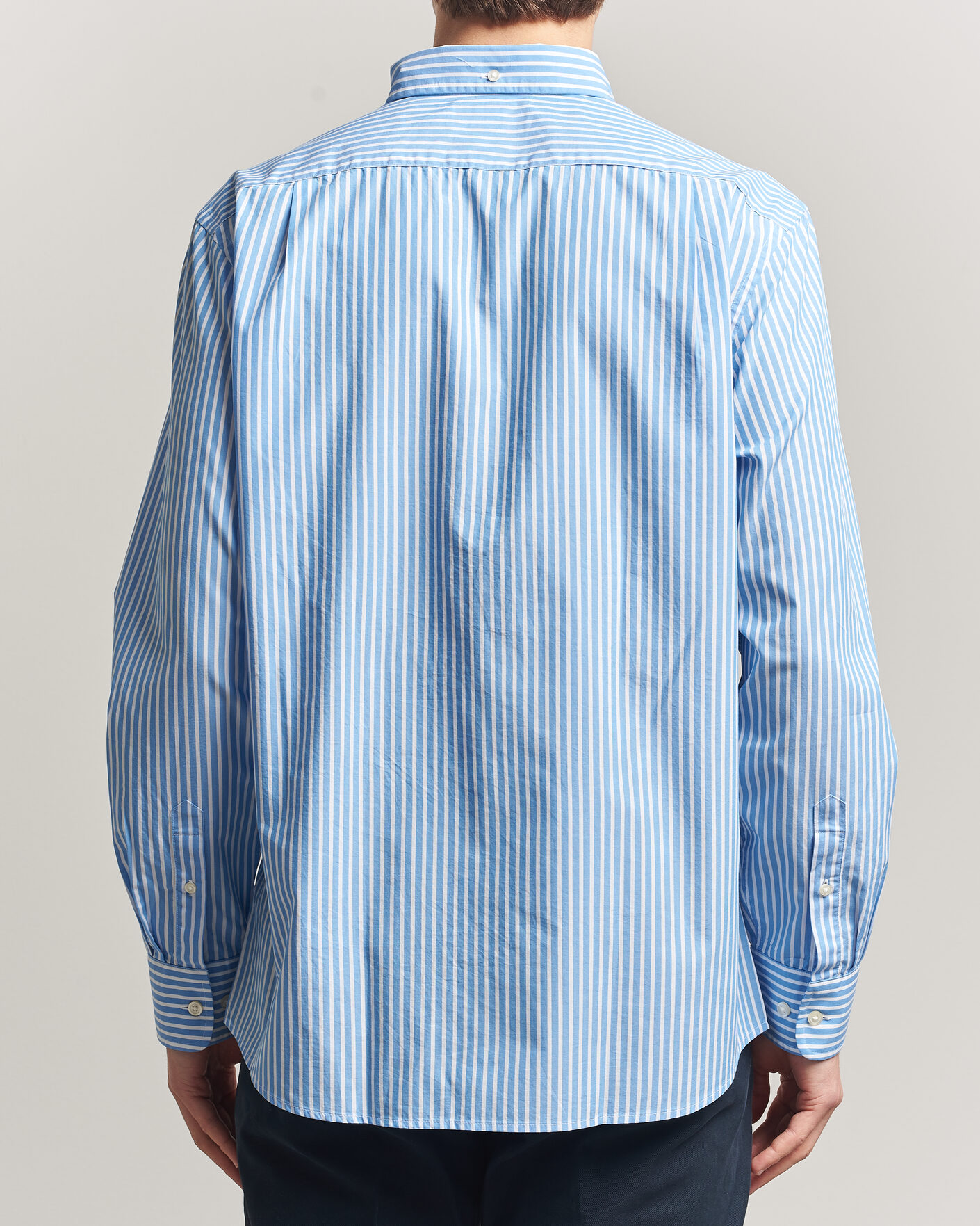 Homme | Chemises | Charles Tyrwhitt | Button Down Stretch Poplin Shirt Ocean Blue