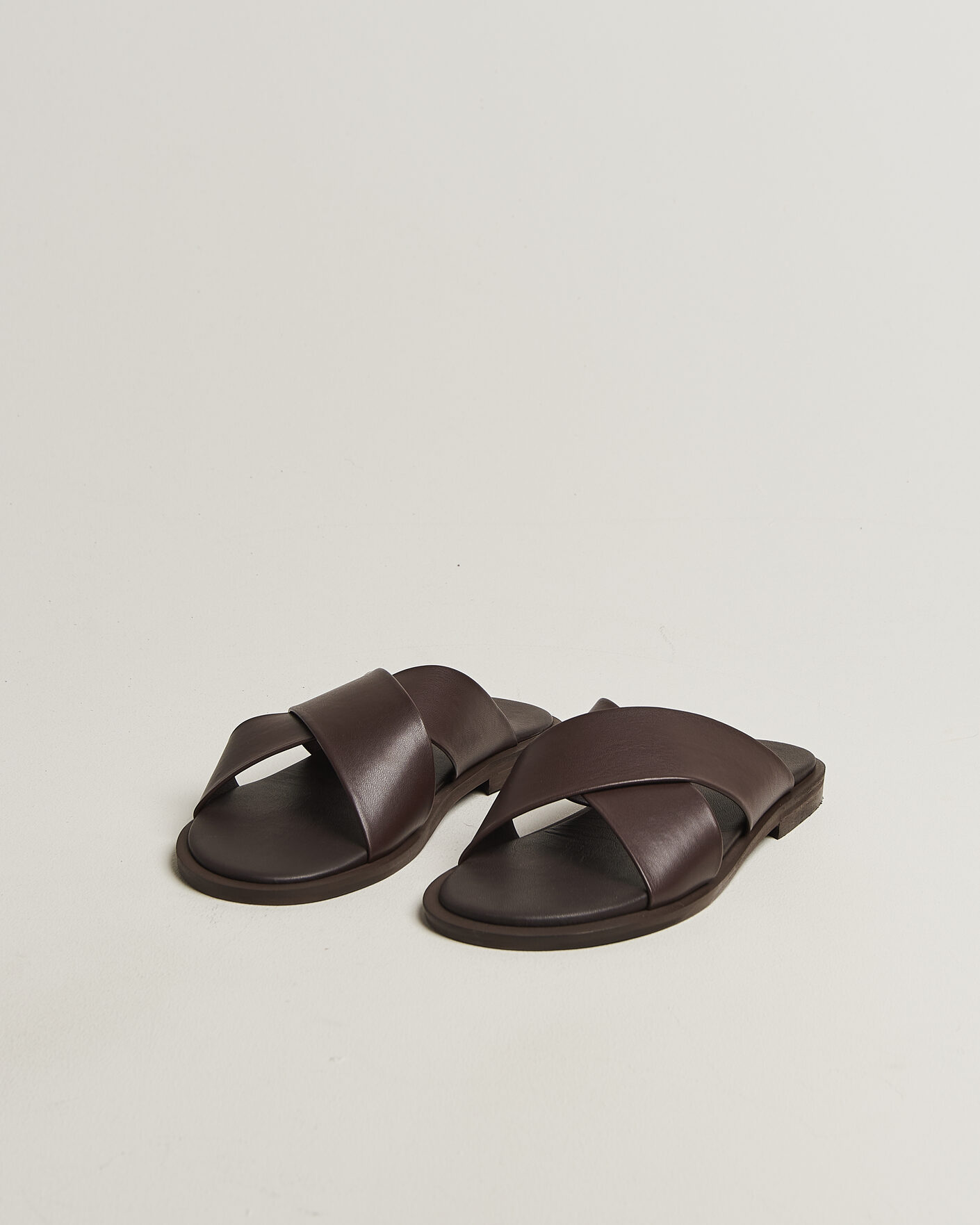 Homme | Sandales Et Mules | Thera's | Classic Sandals Dark Brown Calf