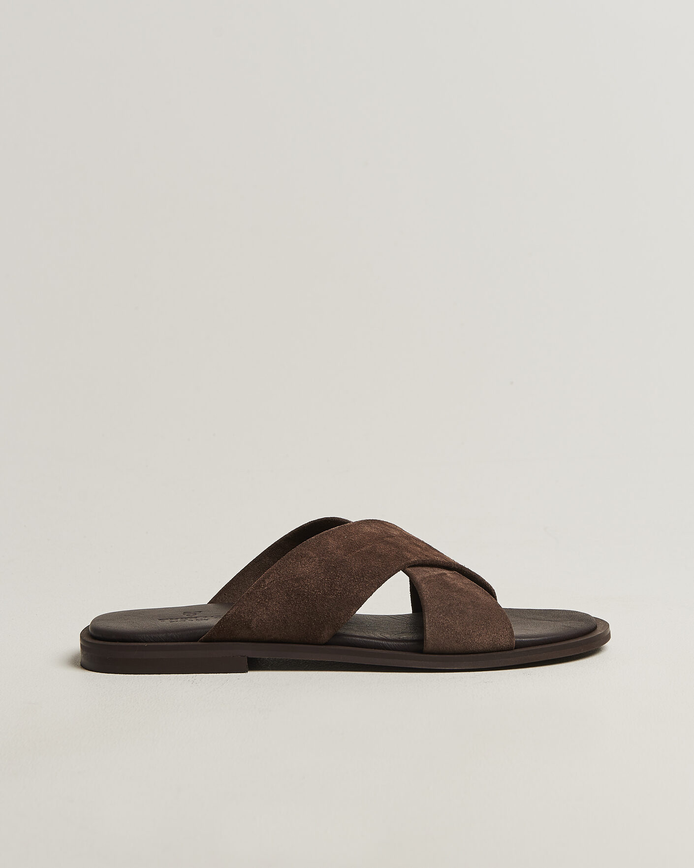 Homme | Sandales Et Mules | Thera's | Classic Sandals Dark Brown Suede