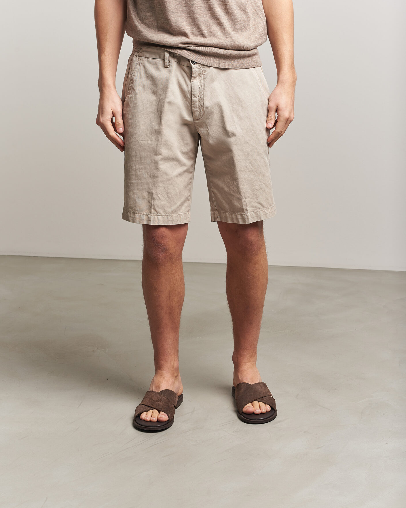 Homme | Sandales Et Mules | Thera's | Classic Sandals Dark Brown Suede