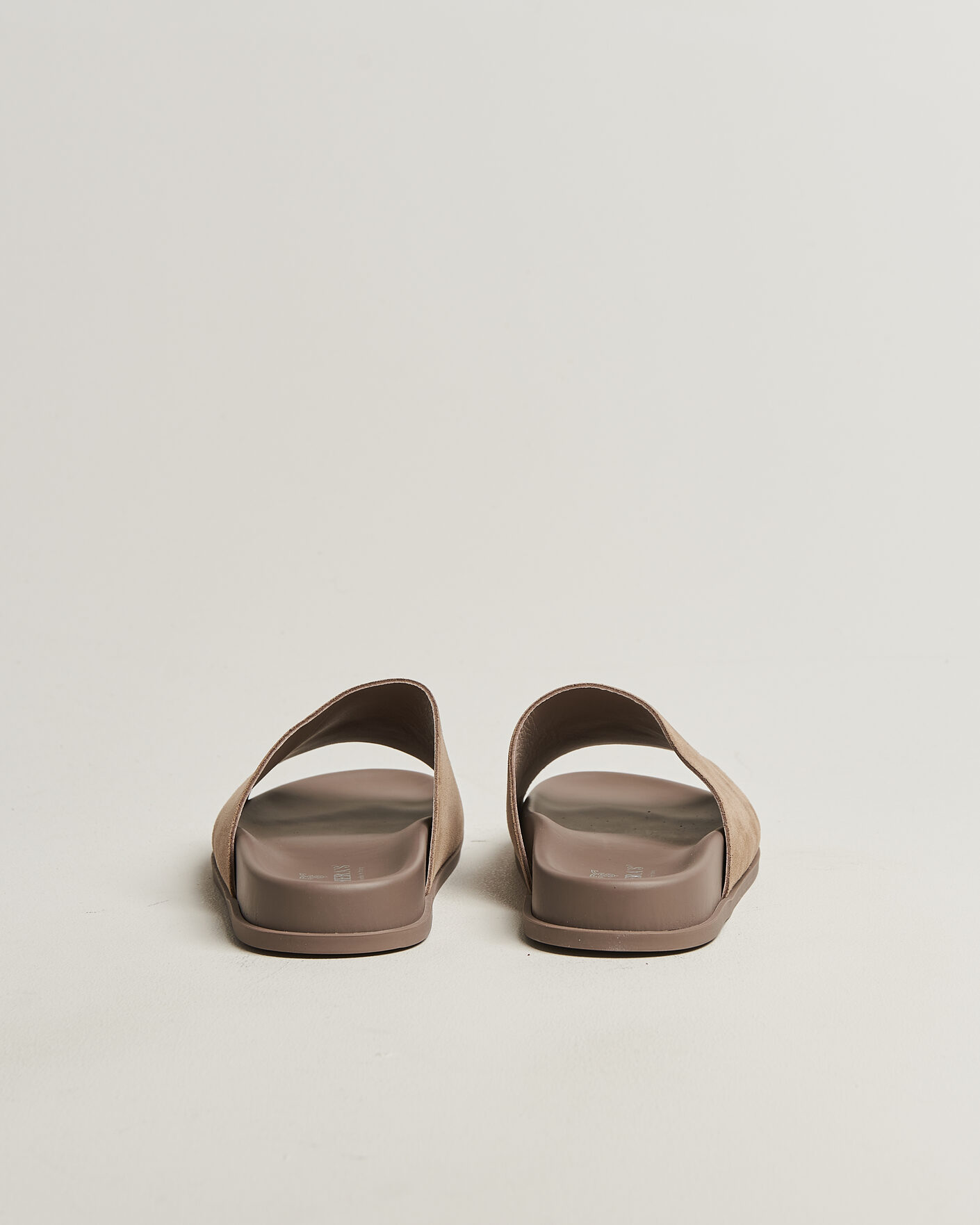 Homme | Sandales Et Mules | Thera's | Classic Slide Sandals Stone Suede