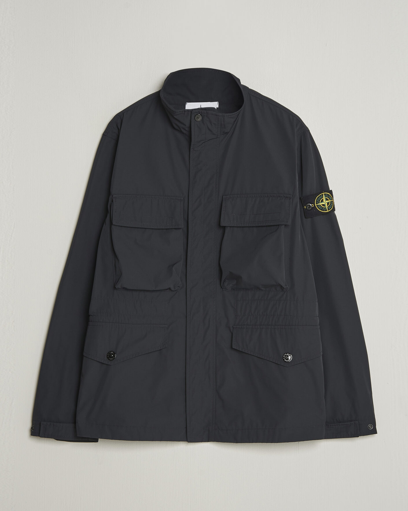 Homme | Manteaux Et Vestes | Stone Island | Micro Twill Field Jacket Black