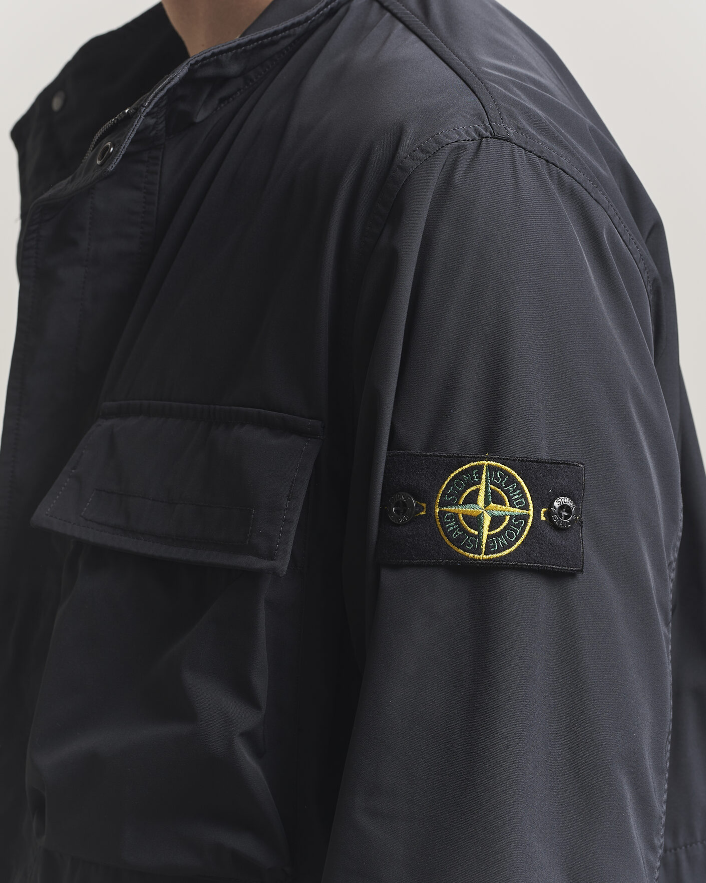 Homme | Manteaux Et Vestes | Stone Island | Micro Twill Field Jacket Black