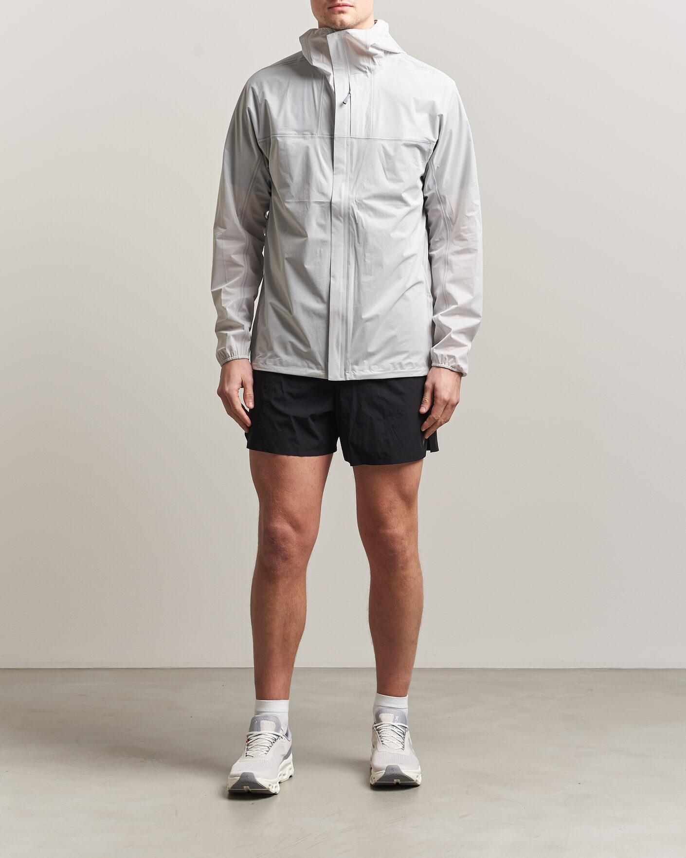 Homme | Manteaux Et Vestes | Houdini | The Orange Waterproof Jacket Powderday White