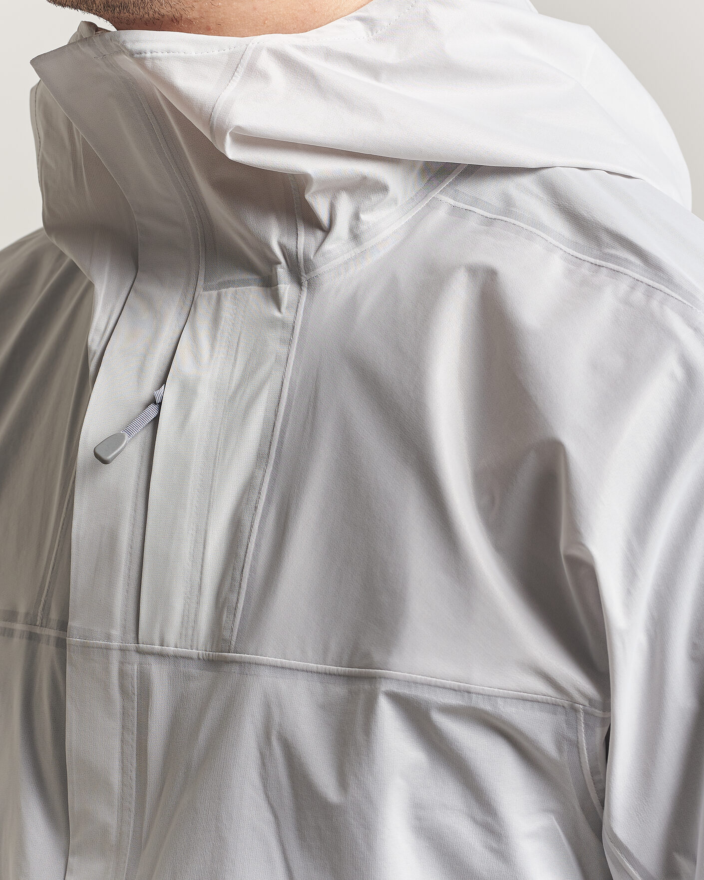 Homme | Manteaux Et Vestes | Houdini | The Orange Waterproof Jacket Powderday White