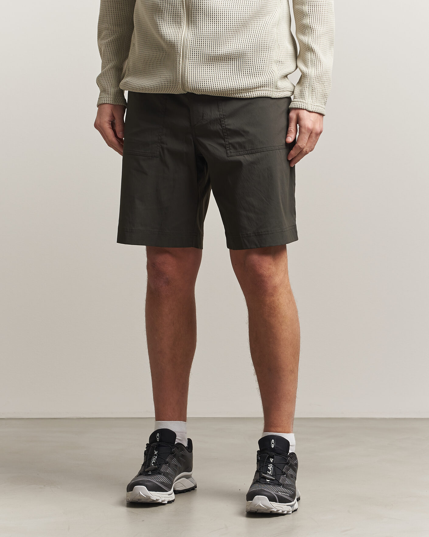 Homme | Shorts | Houdini | Liquid Chore Shorts Green Illusion